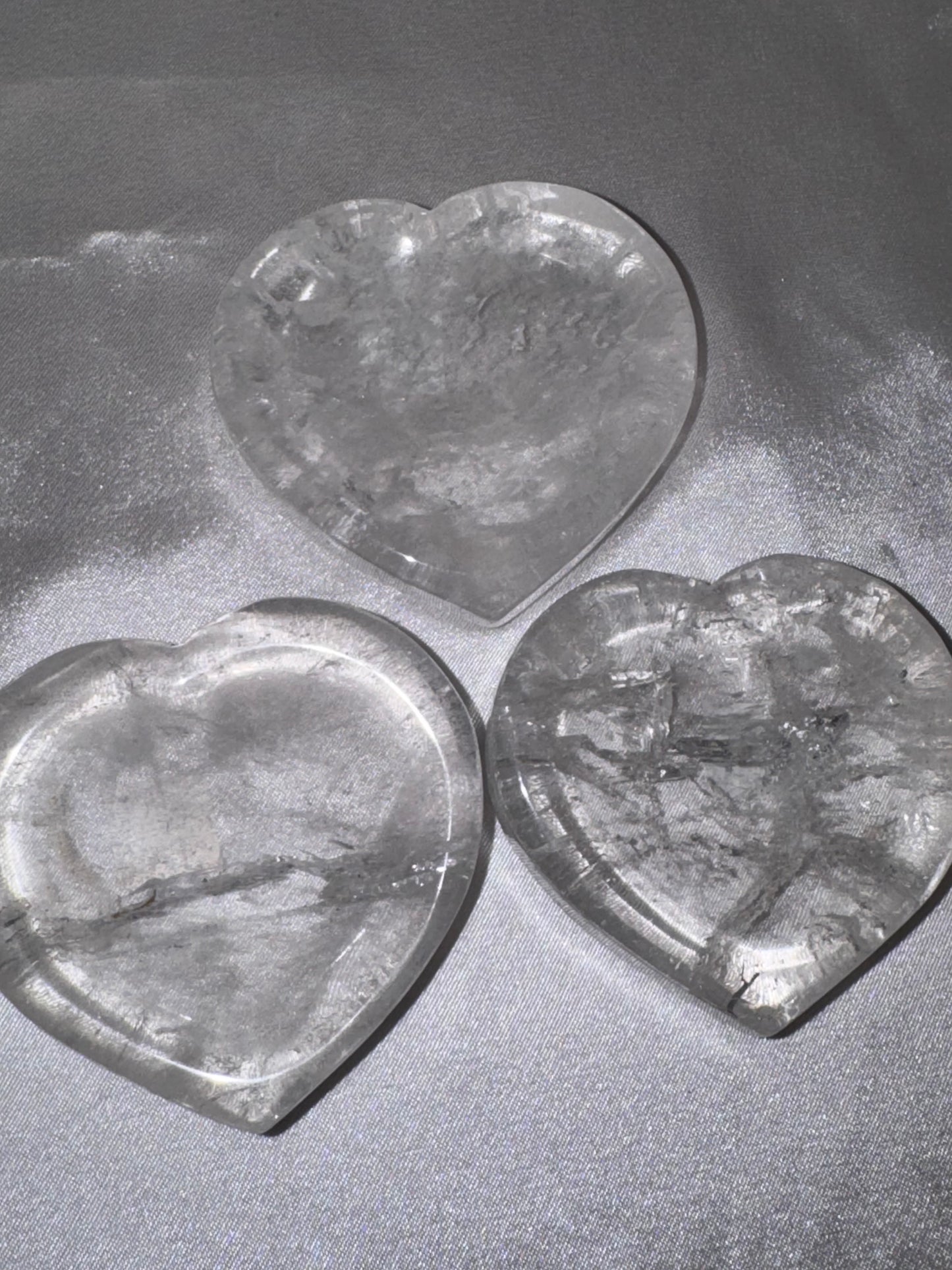 Clear Quartz Small Heart Bowl