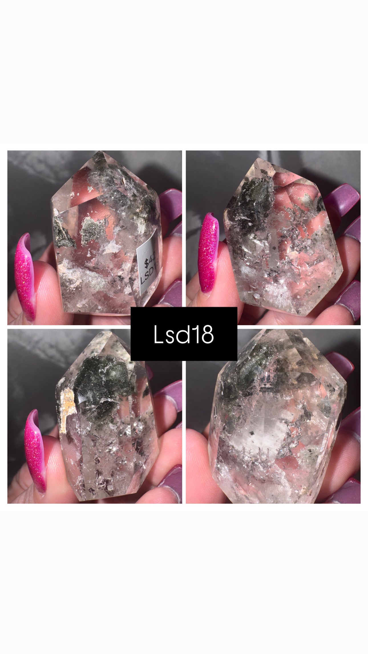 Lodalite Quartz AAA DT (last 2!)