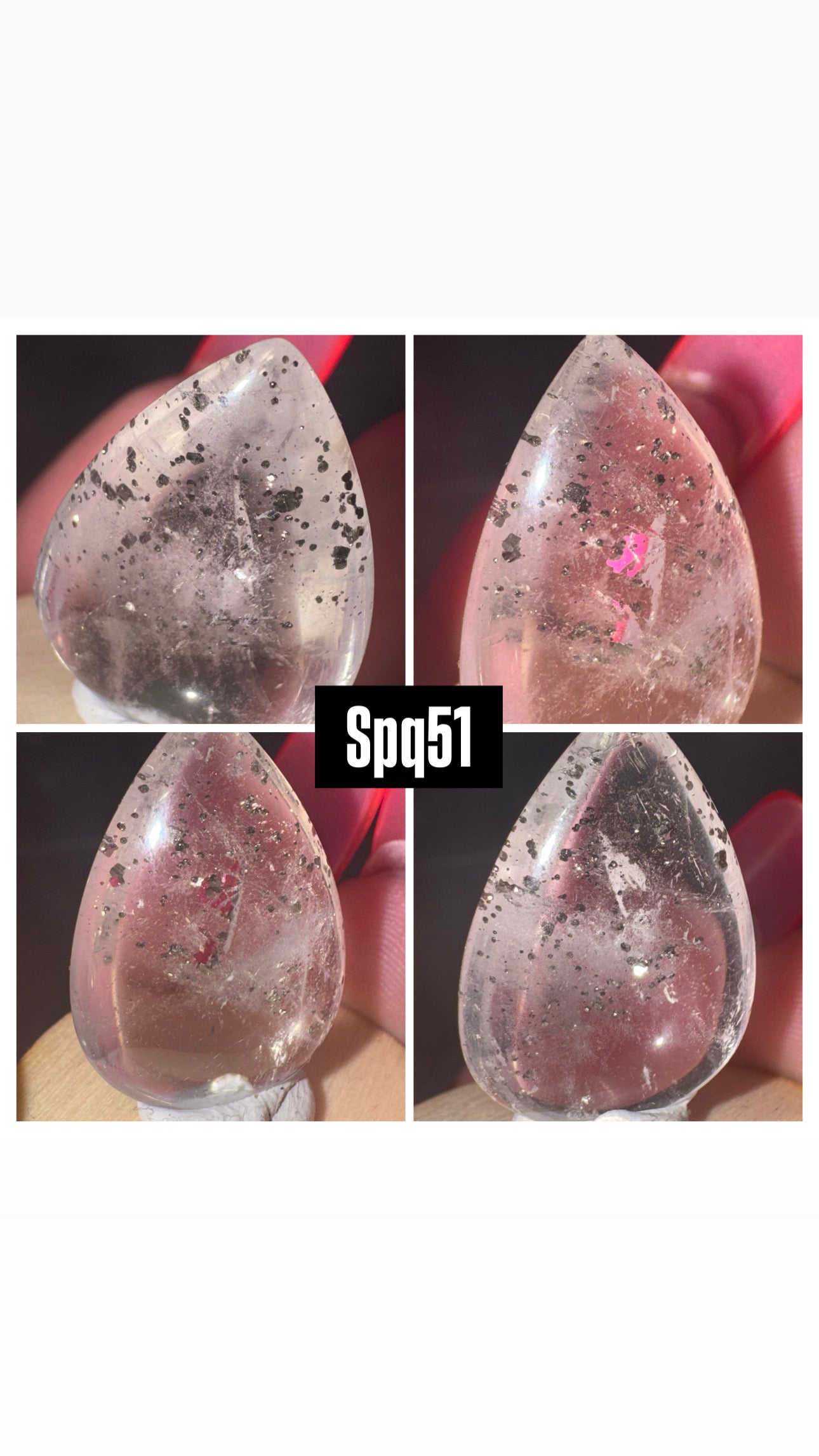 Pyrite Included Quartz-Super Rare