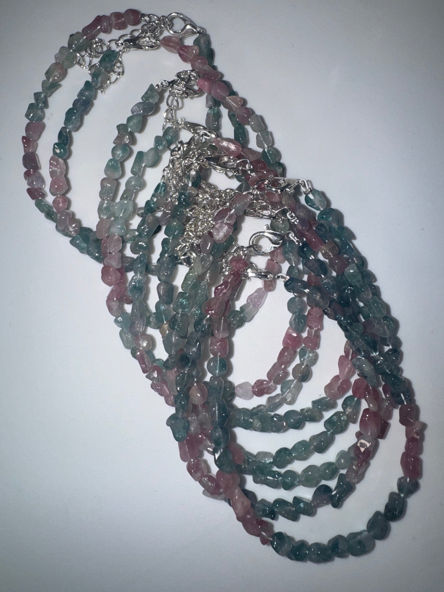 Pink & Blue Tourmaline Bracelet