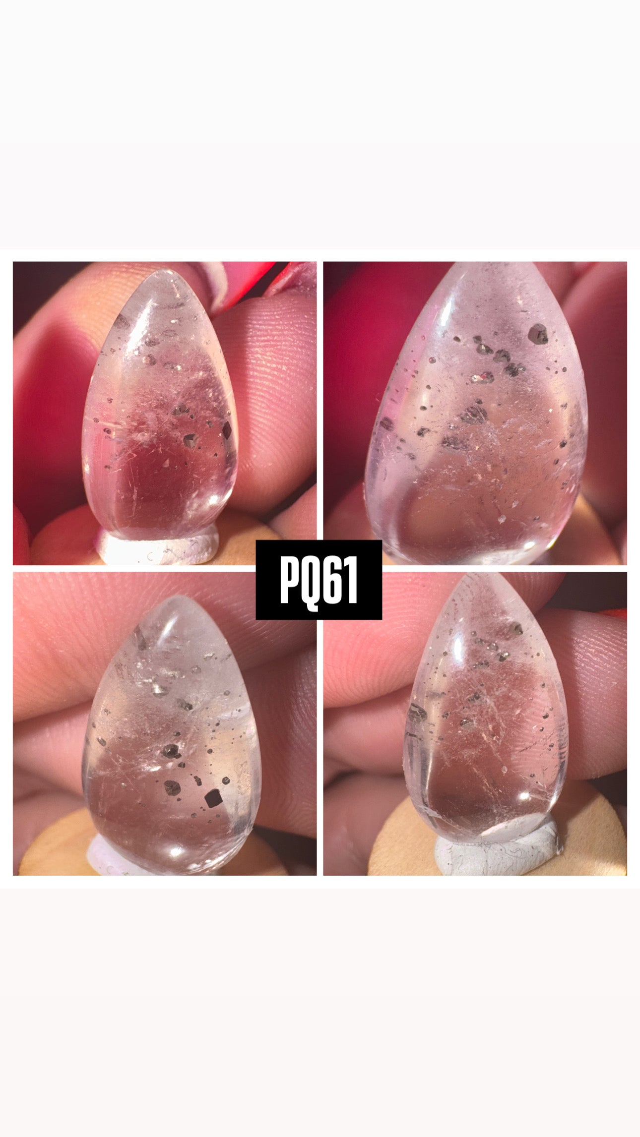 Pyrite include Quartz Rare