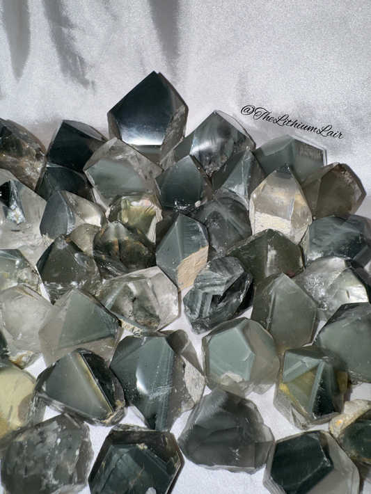 Chlorite Phantom Quartz AAA Raw Tower