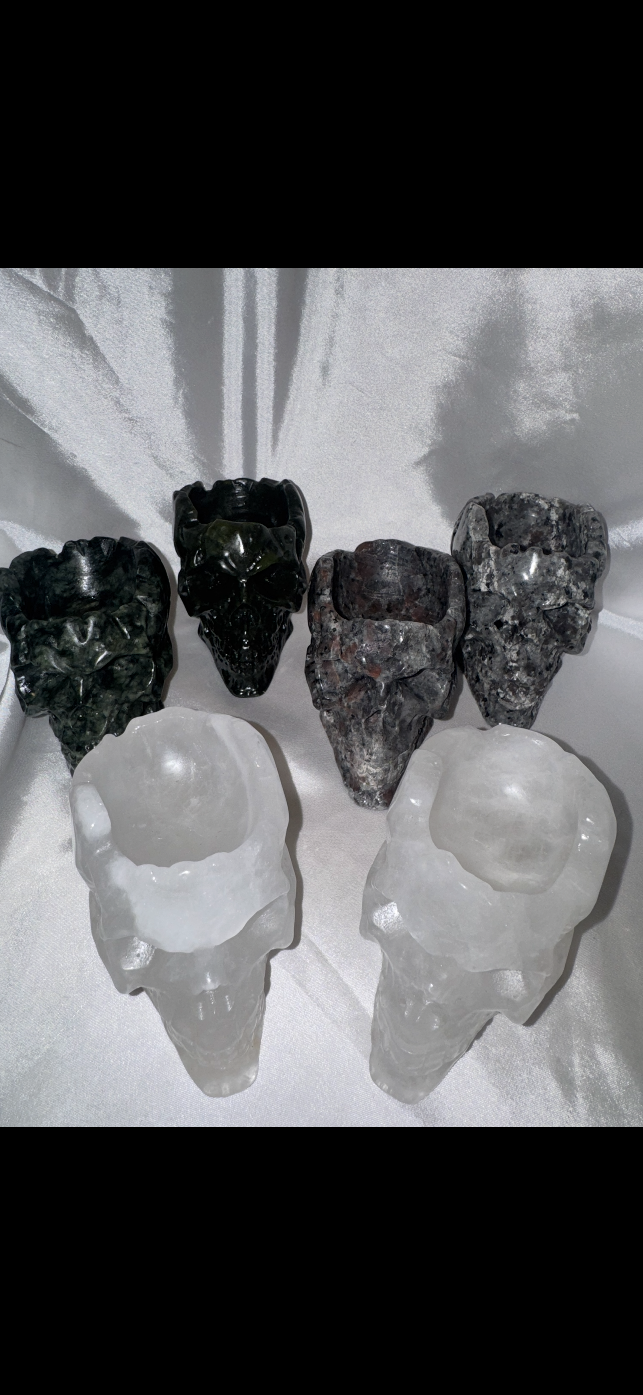 Crystal Large Skull Bowl
