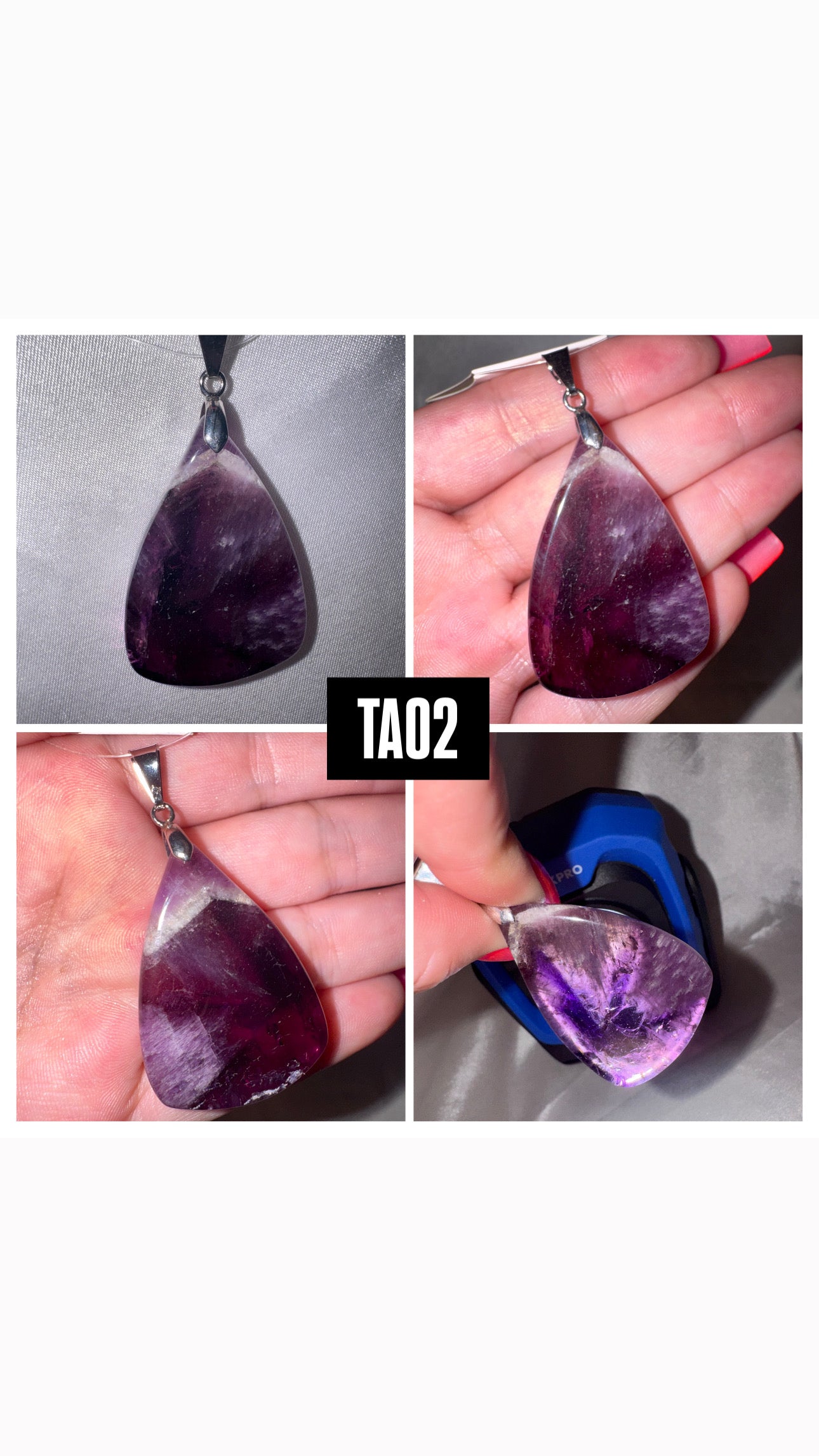 Trapache Amethyst AAA 925 Pendant