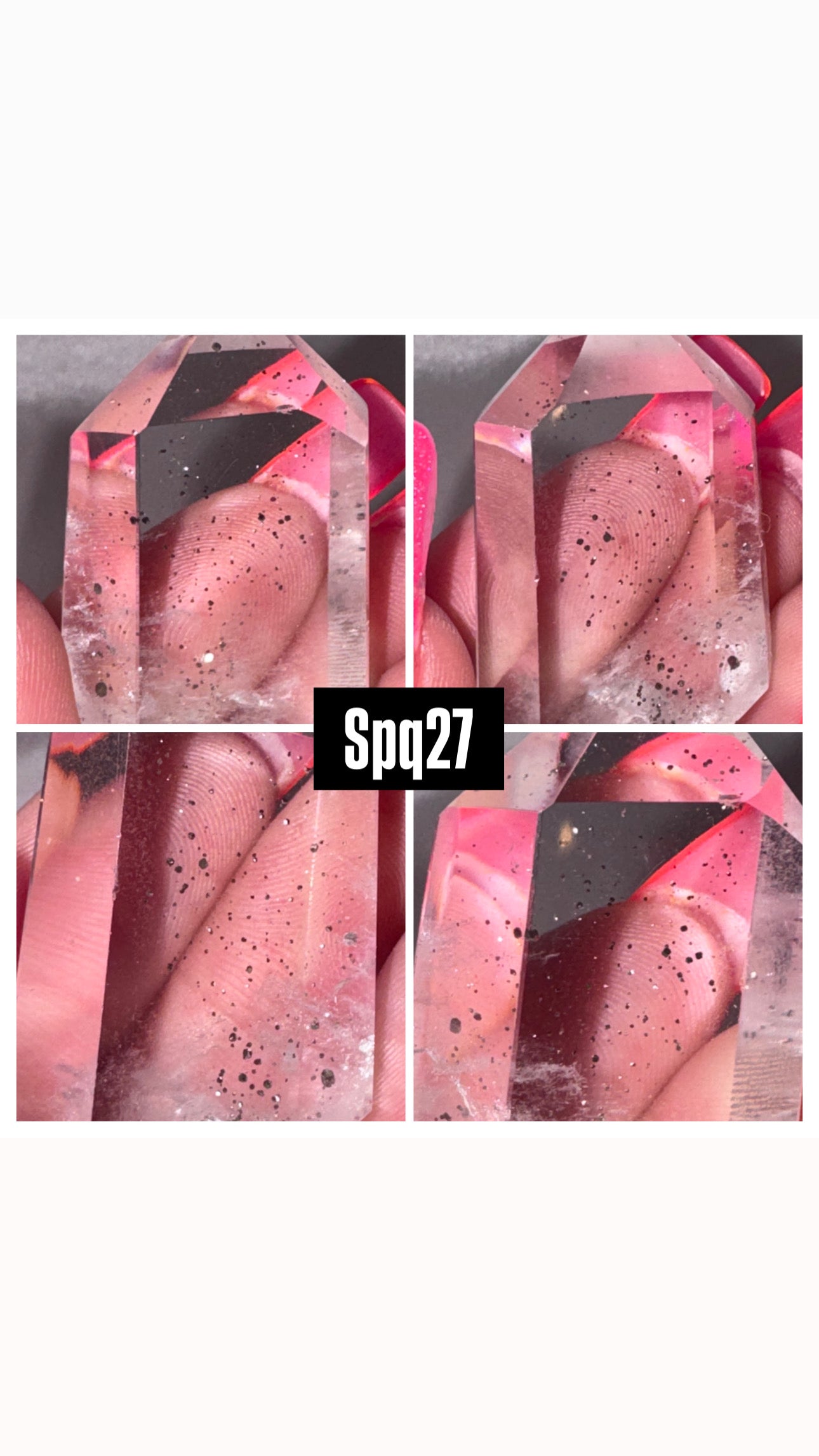 Pyrite Included Quartz Tower/Freefrom- Super Rare