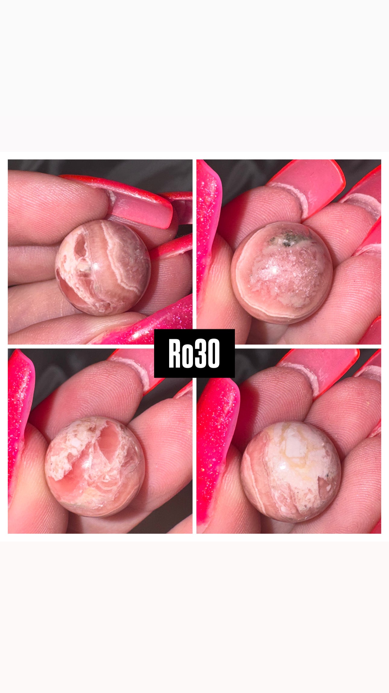 Rhodochrosite Sphere