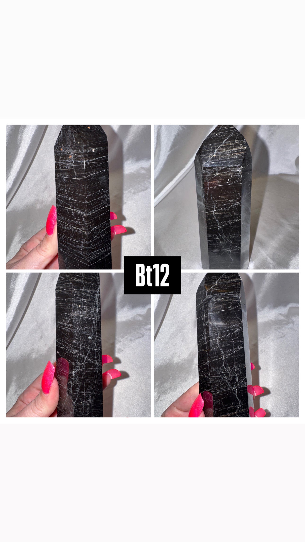 Black Tourmaline Large Tower