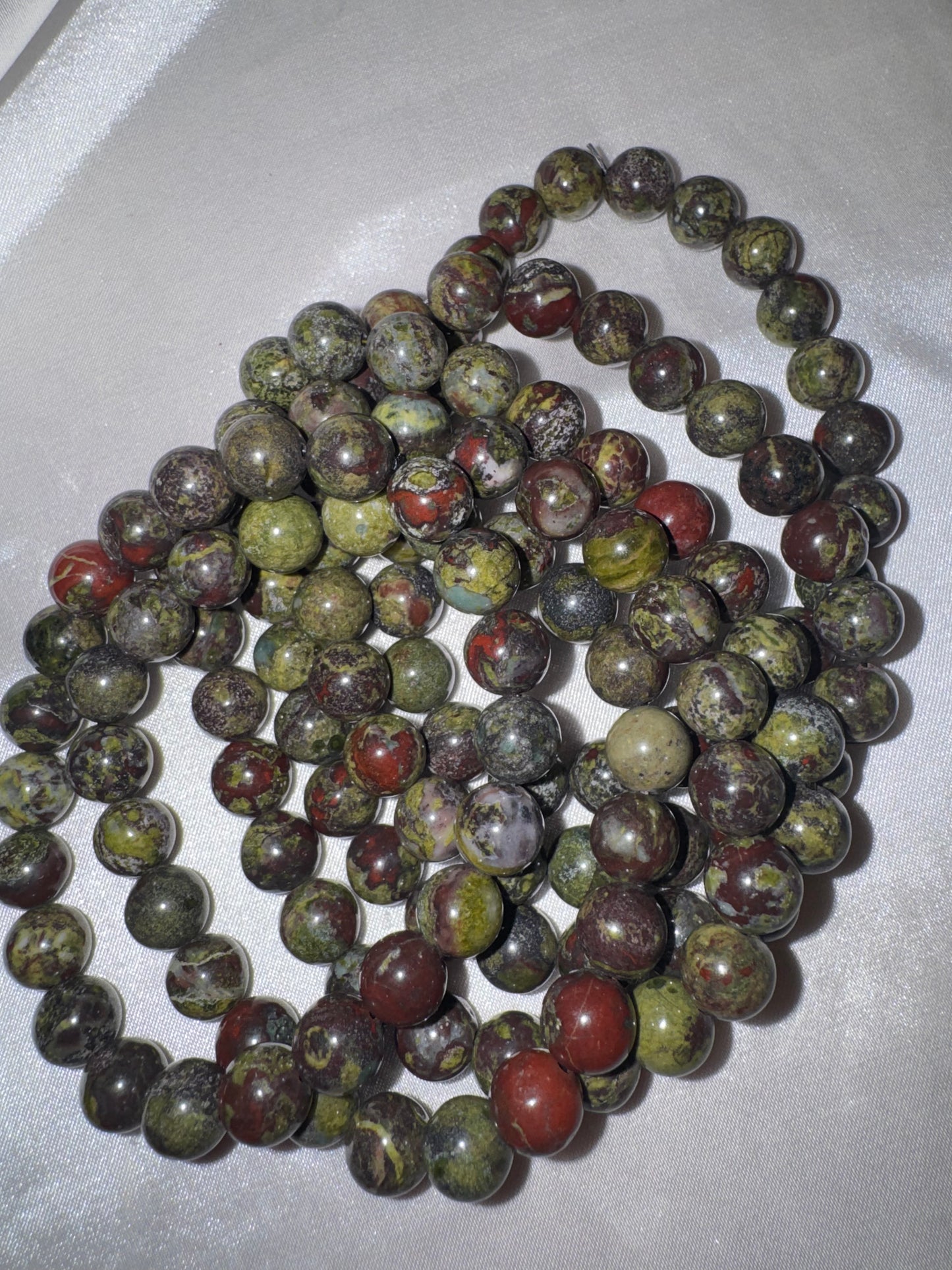 Dragon Bloodstone 8mm Bracelet