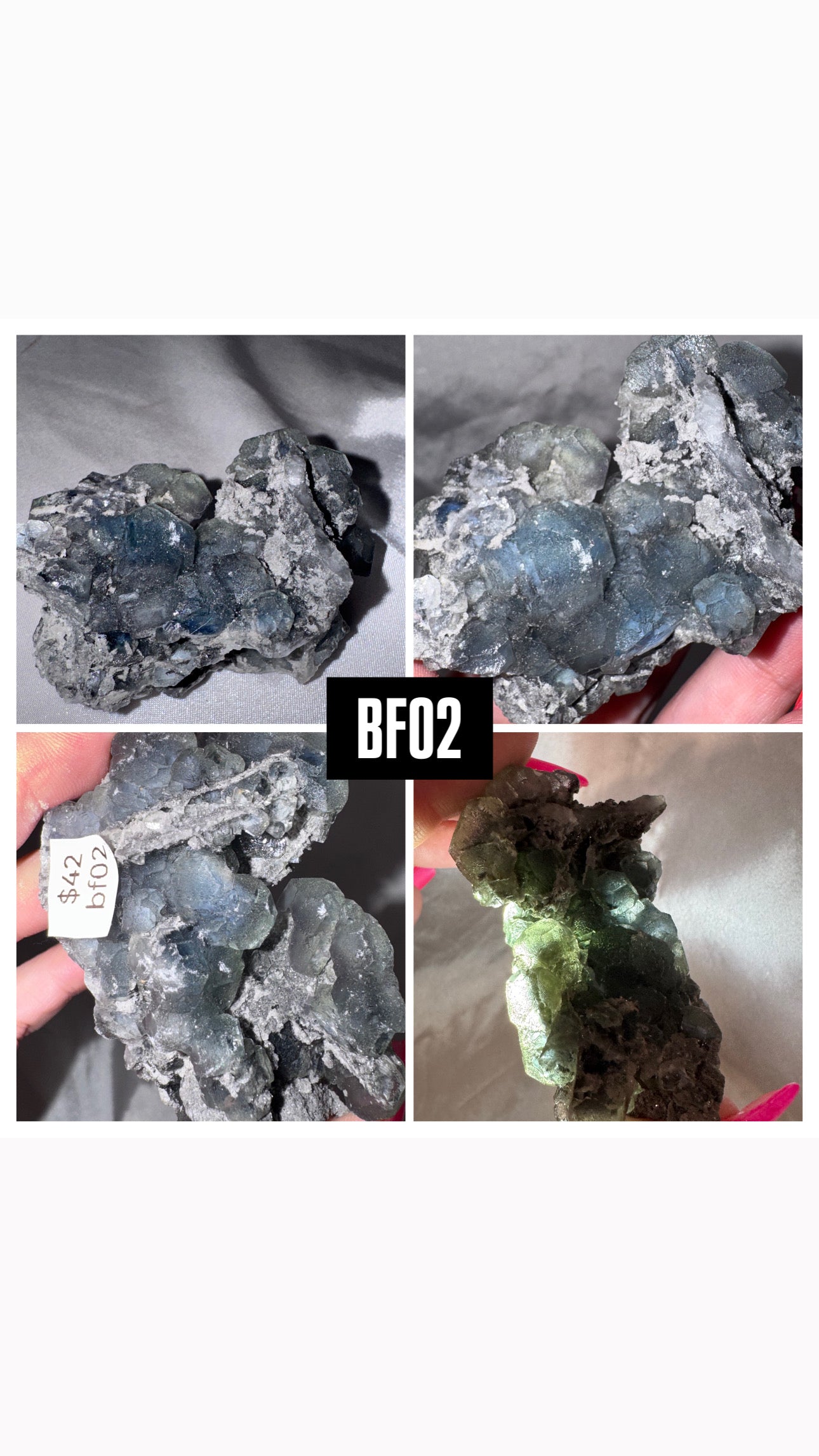 Blue Fluorite Specimen
