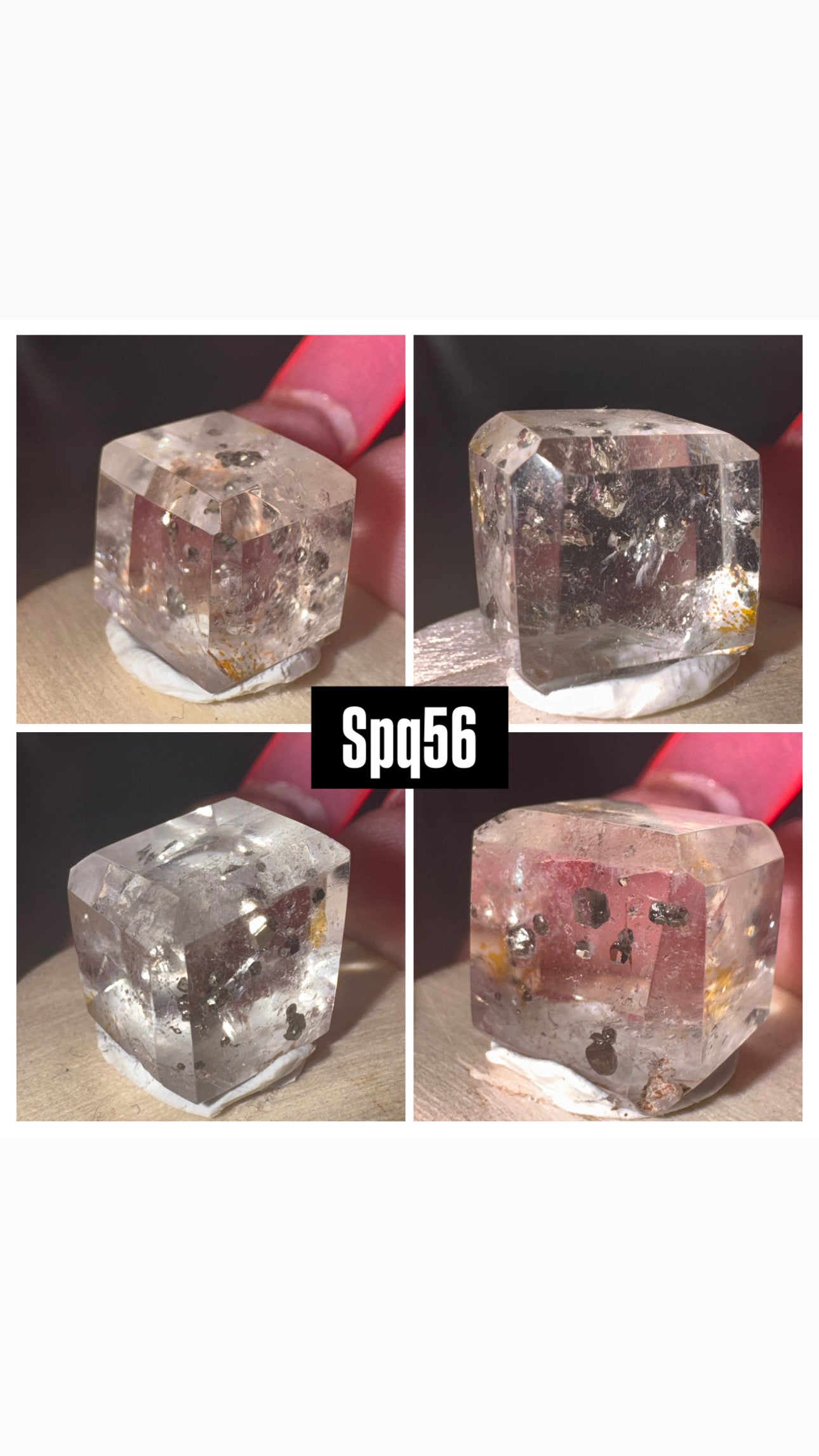 Pyrite Included Quartz-Super Rare