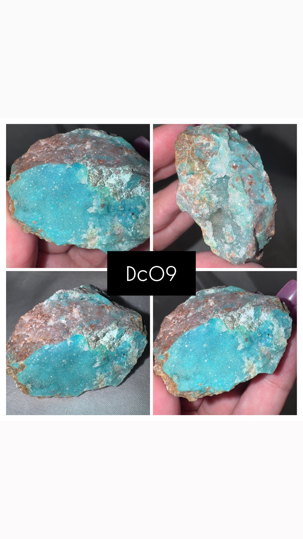 Blue Chrysocolla Specimen