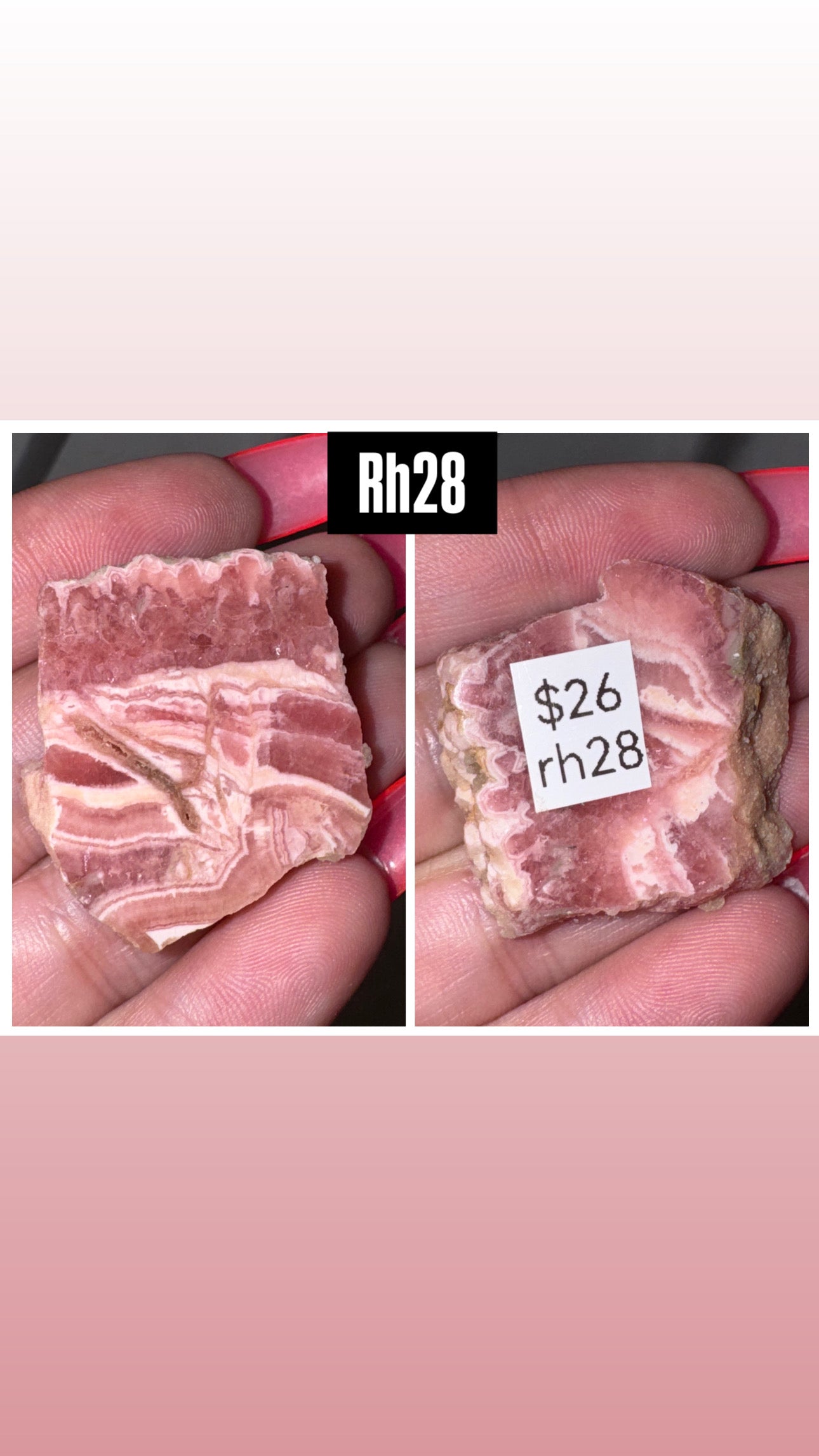 Rhodochrosite AAA Slab