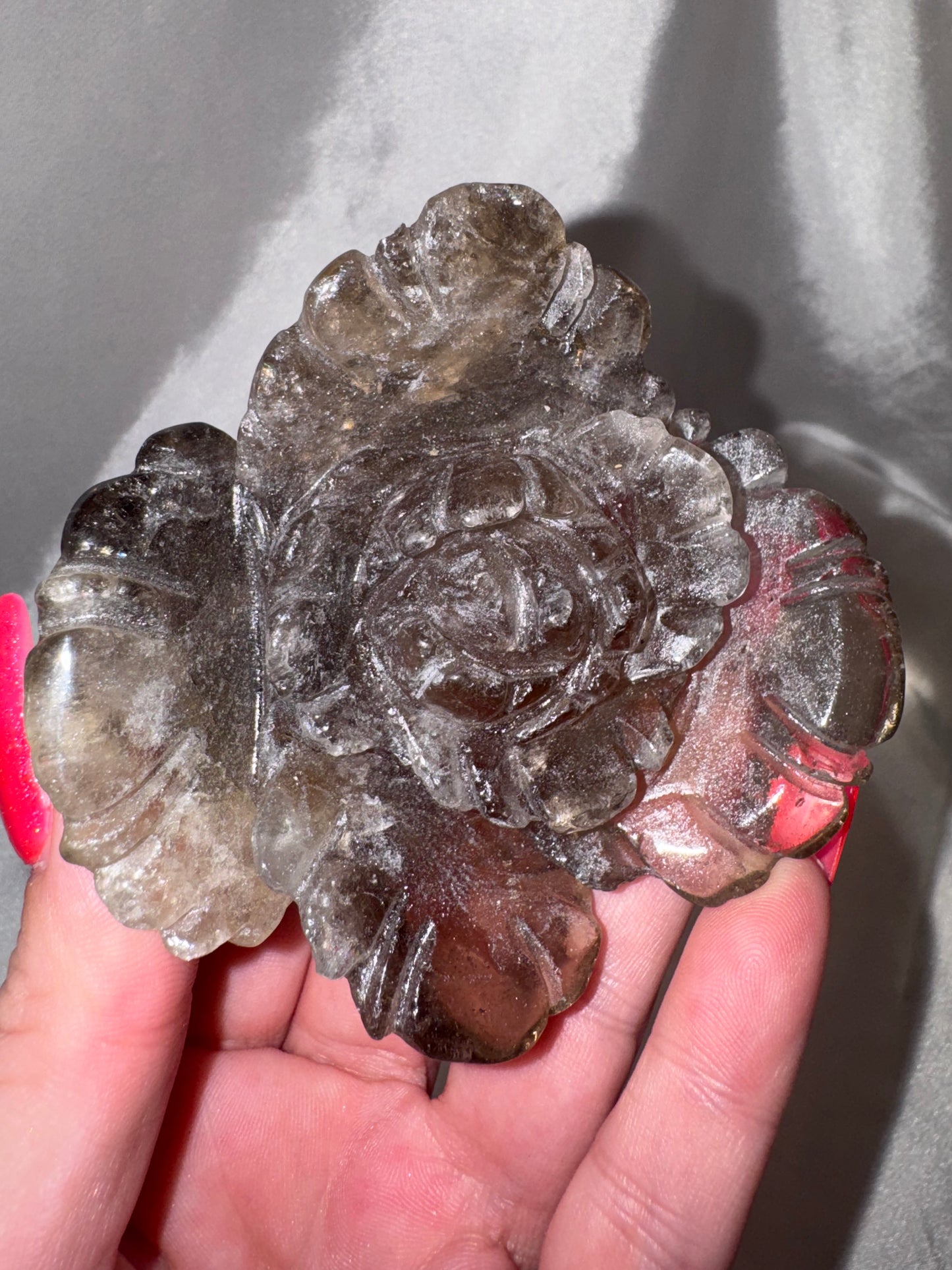 Smoky Citrine Large Flower