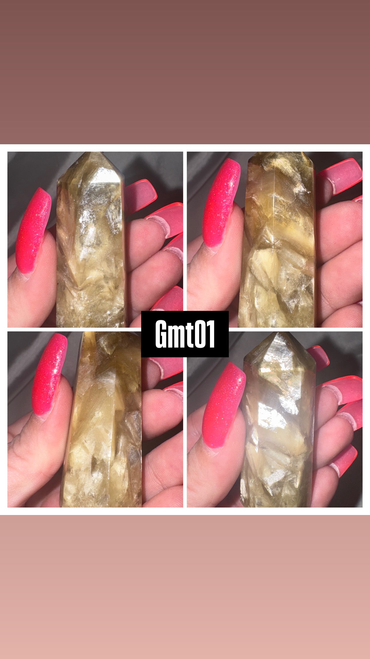 Golden Mica Muscovite Tower