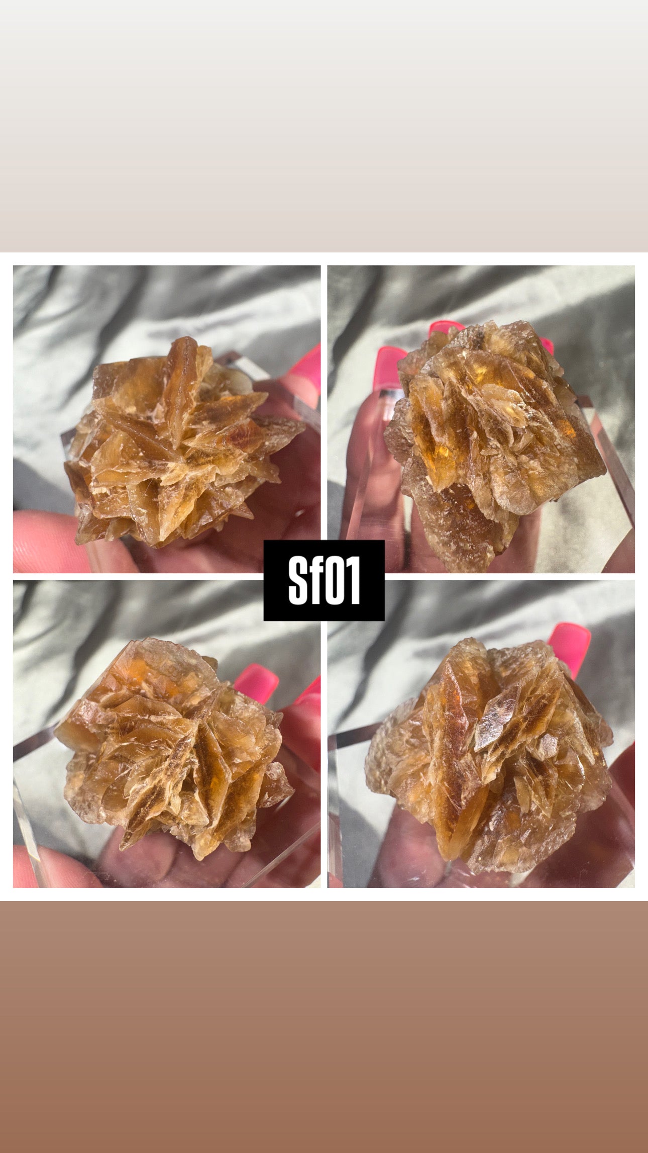 Gypsum Var Selenite Flower