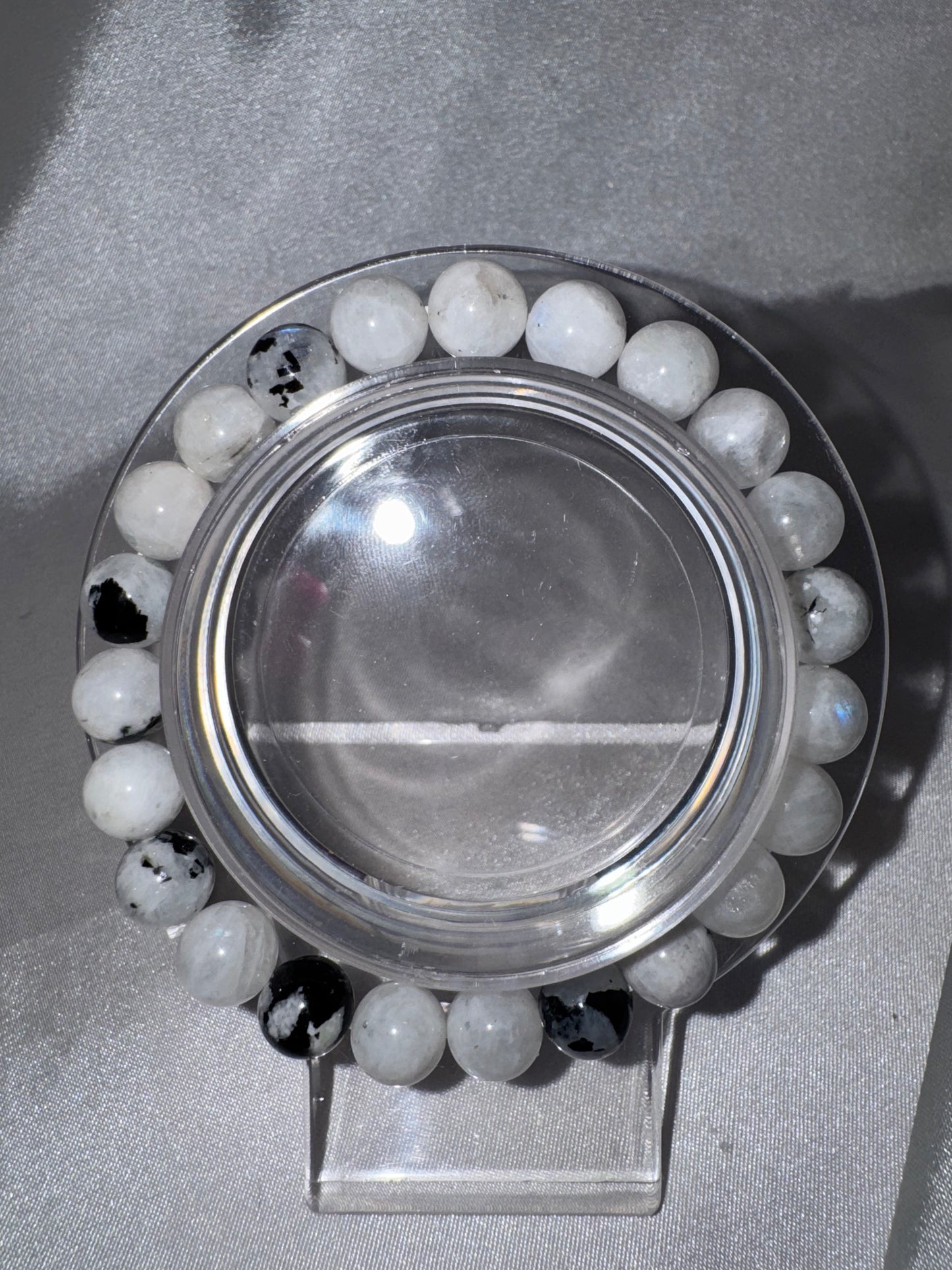 Rainbow Moonstone 8mm Bracelet