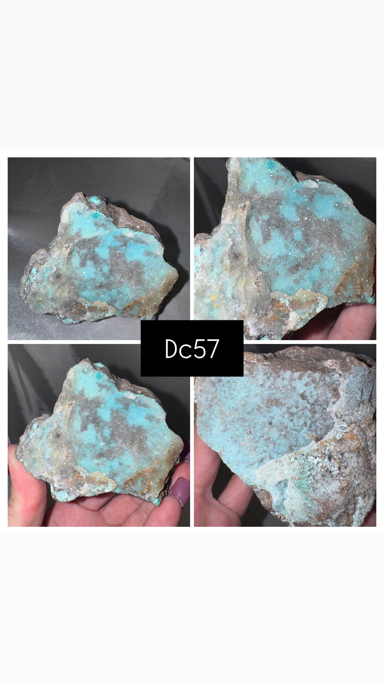 Blue Chrysocolla Specimen