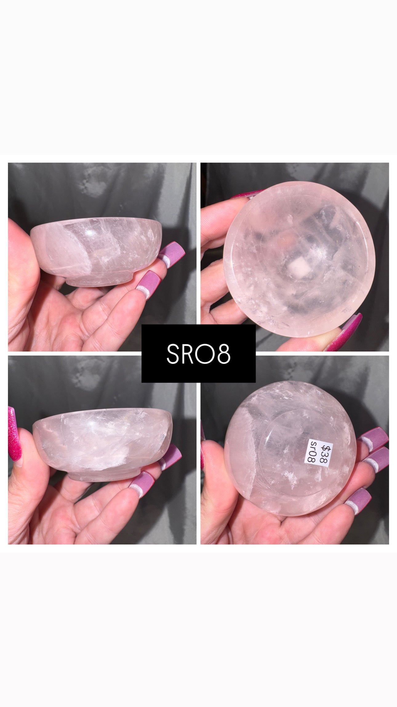 Star Rose Quartz Bowl