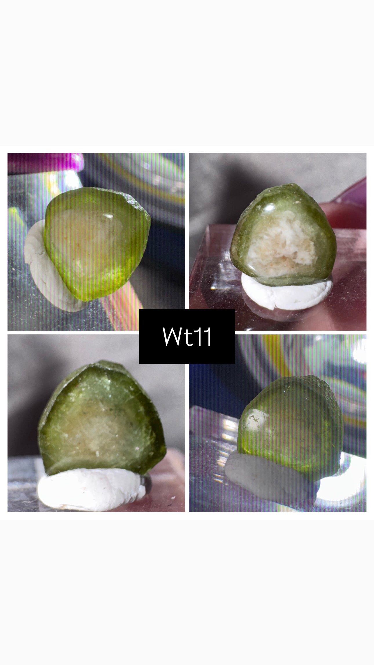 Watermelon Tourmaline Slice