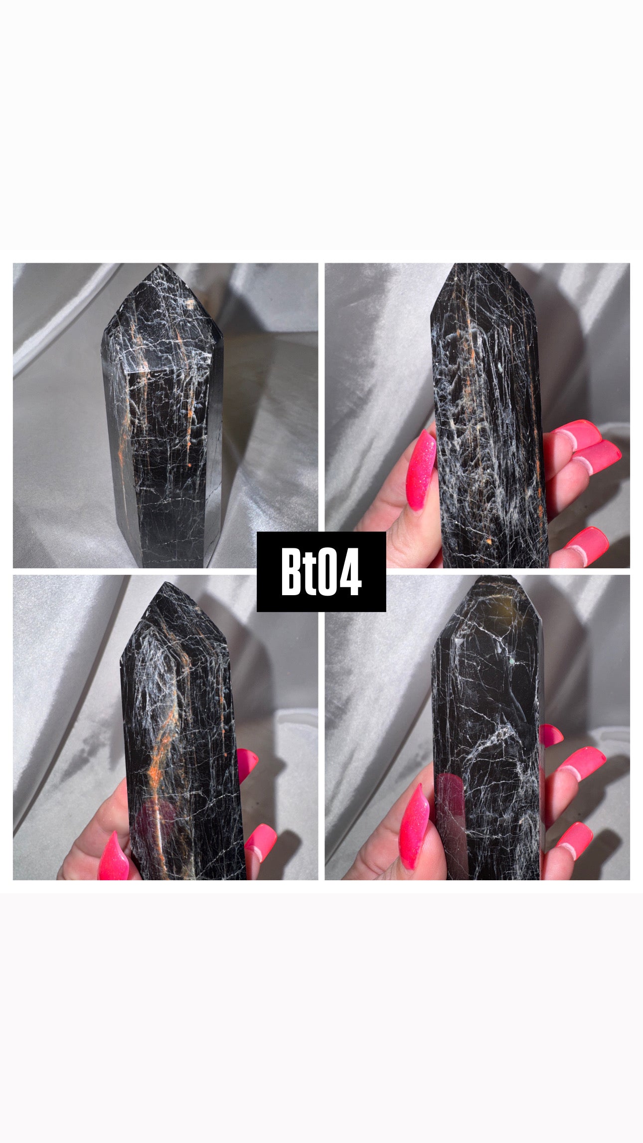 Black Tourmaline Large Tower