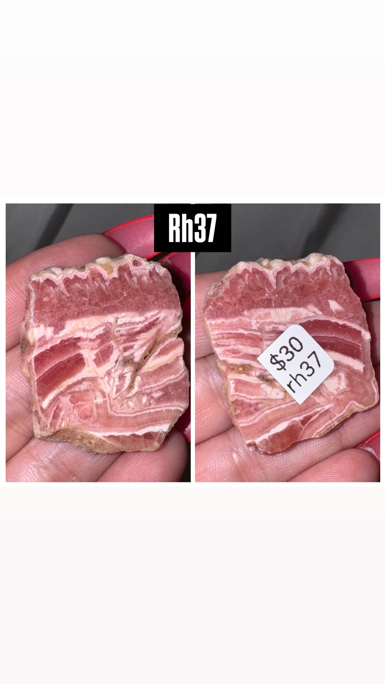 Rhodochrosite AAA Slab