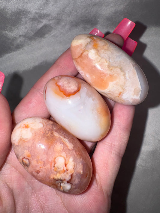 Carnelian Flower Agate Shiva