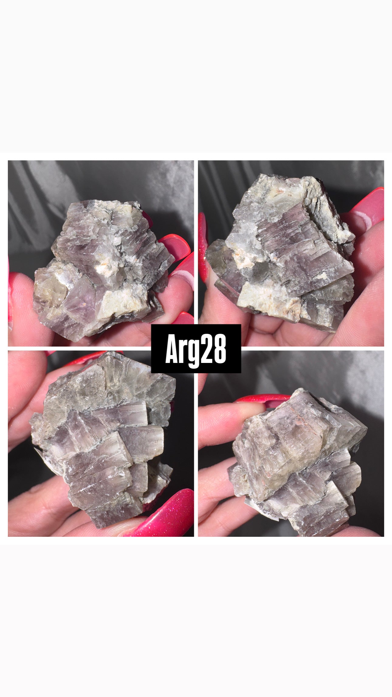 Purple Aragonite Cluster