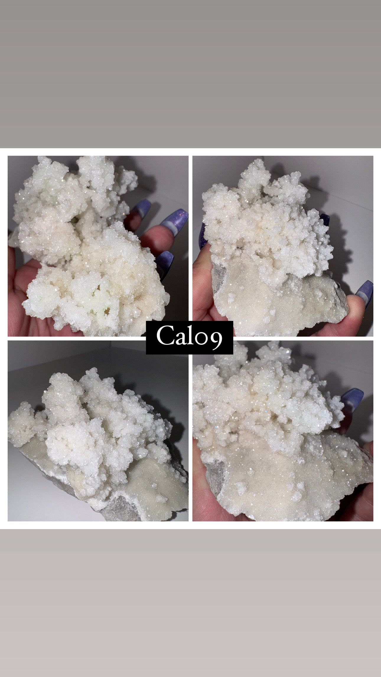 Druzy Calcite specimen