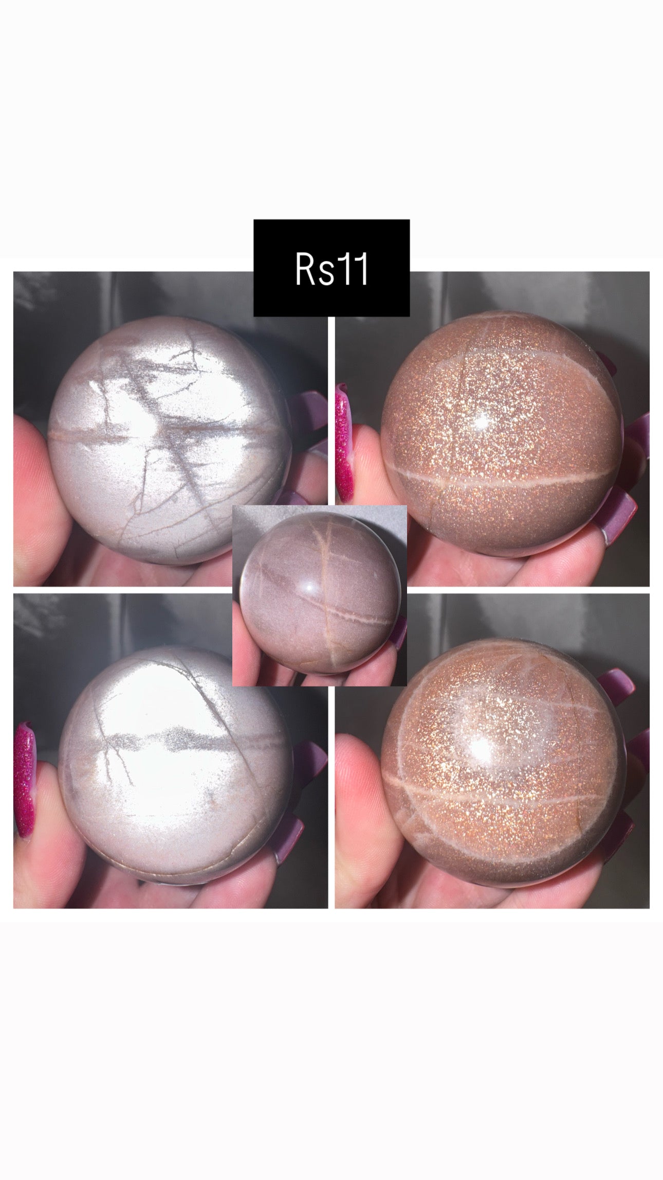 Rose Sunstone AAA Sphere