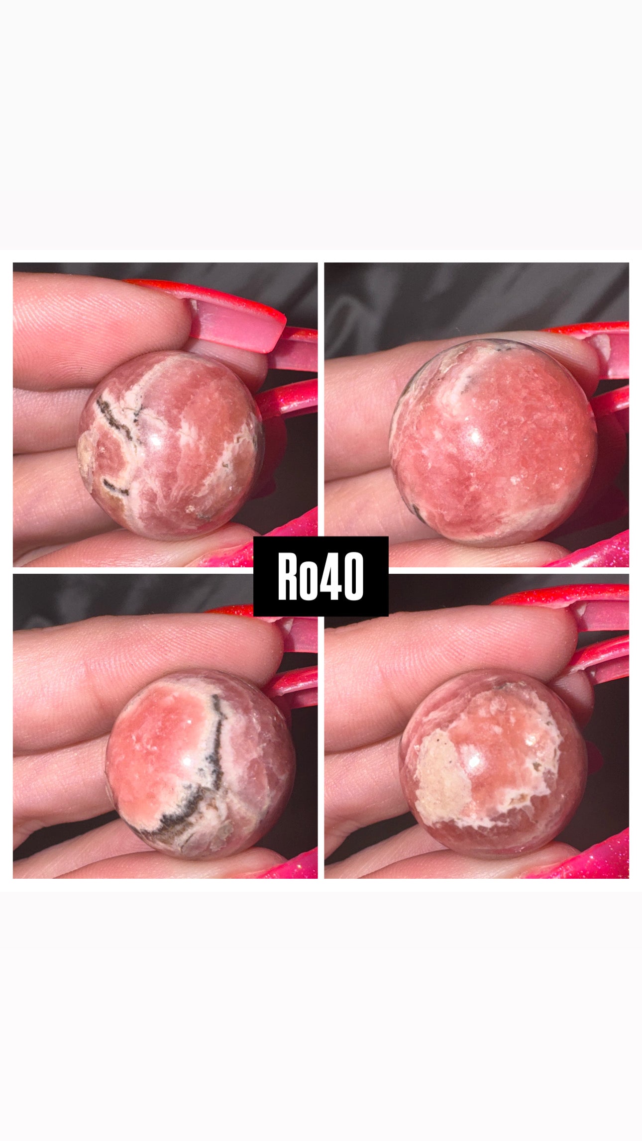 Rhodochrosite Sphere