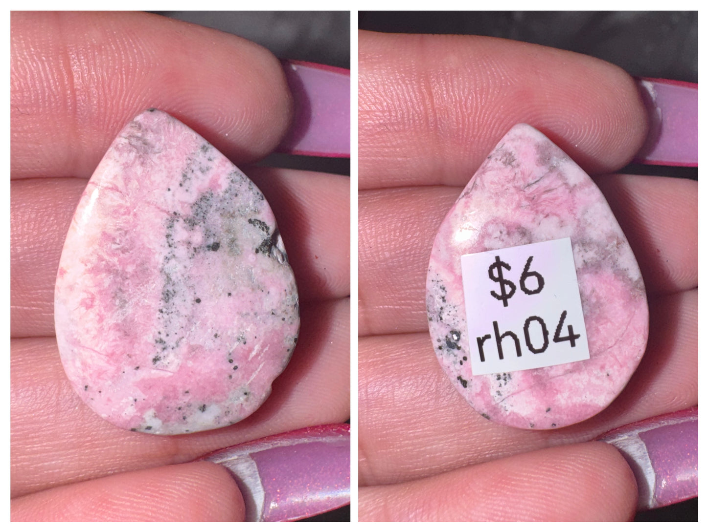 Peruvian Rhodonite Teardrop