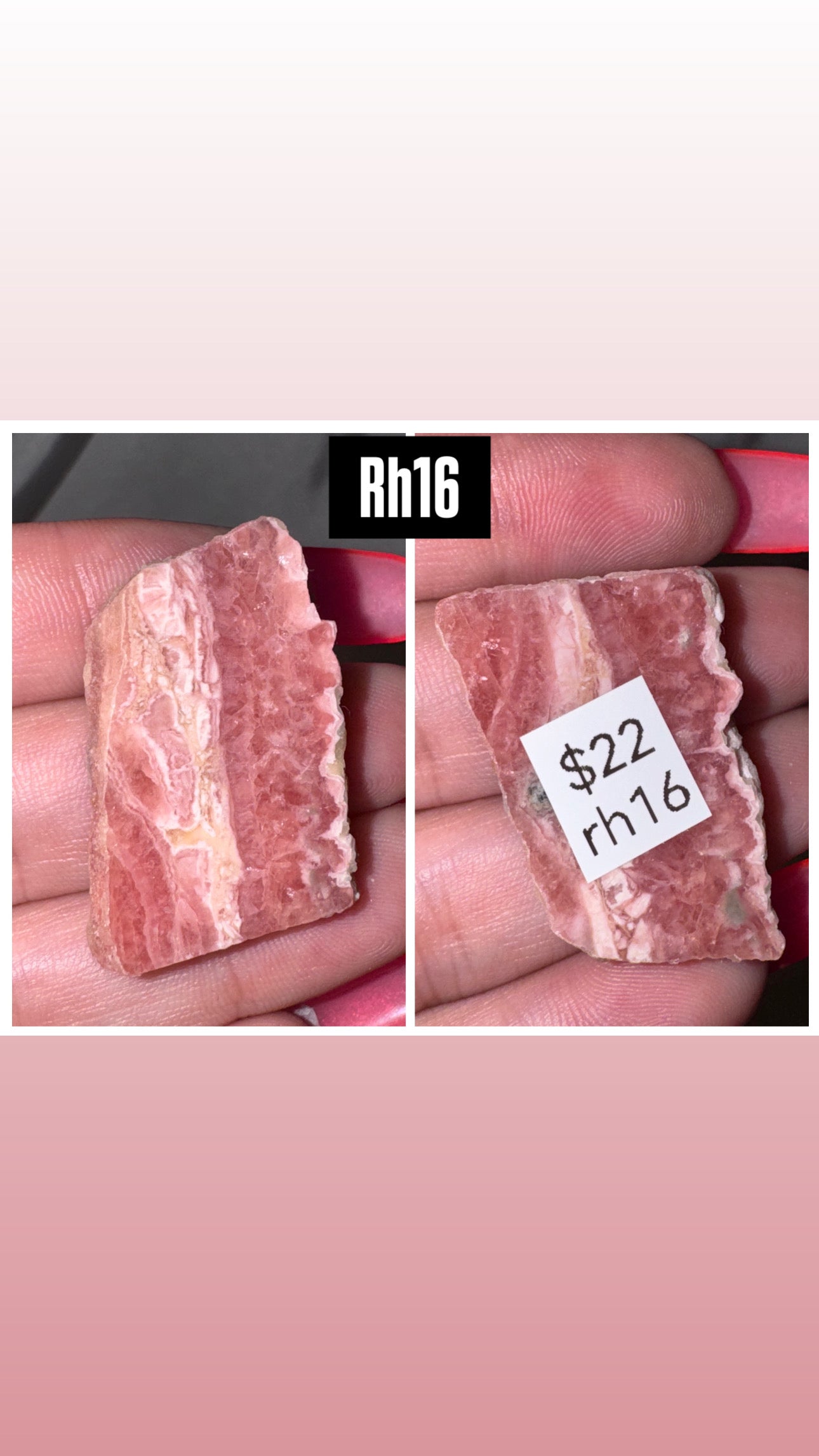 Rhodochrosite AAA Slab