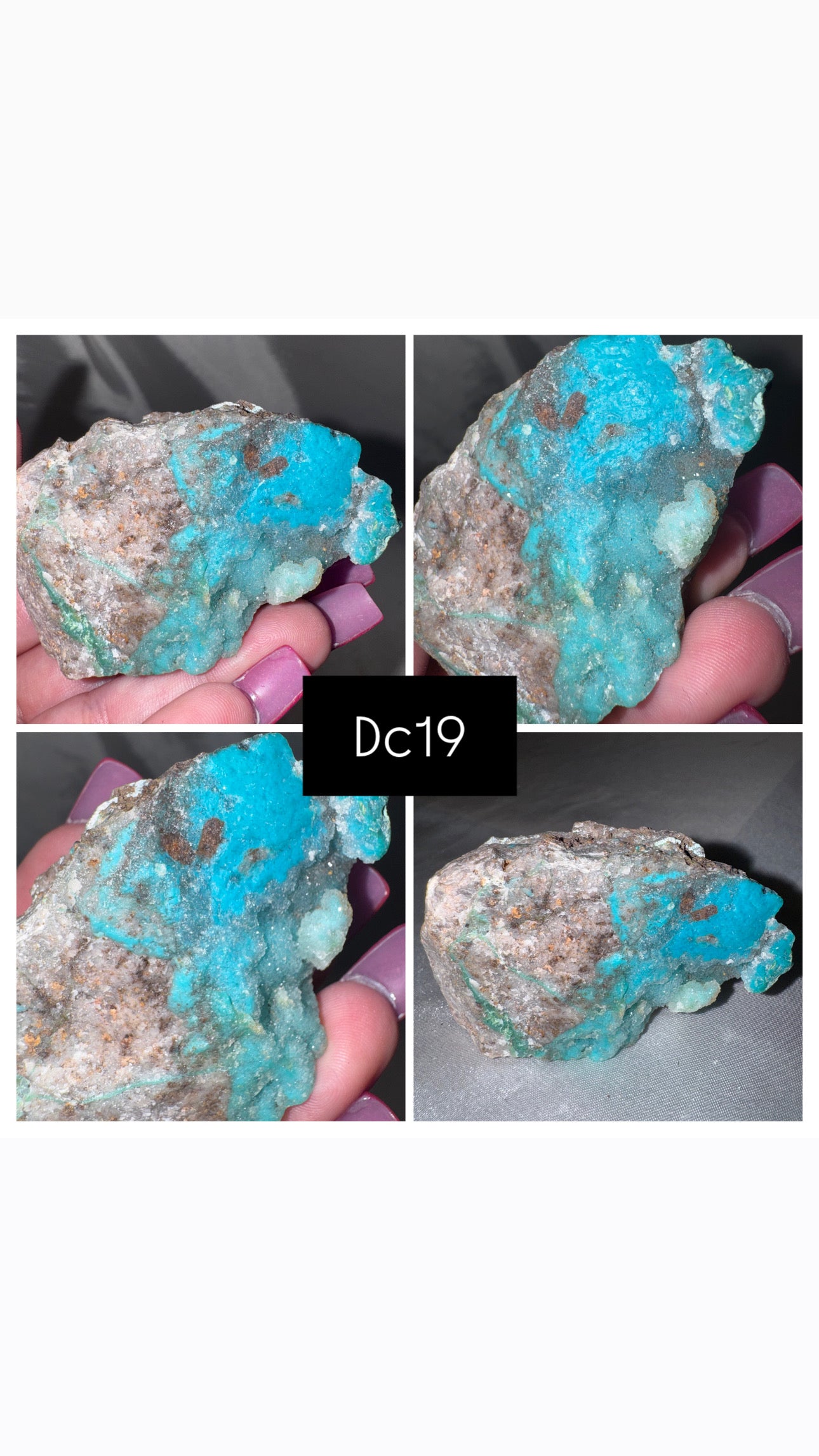 Blue Chrysocolla Specimen