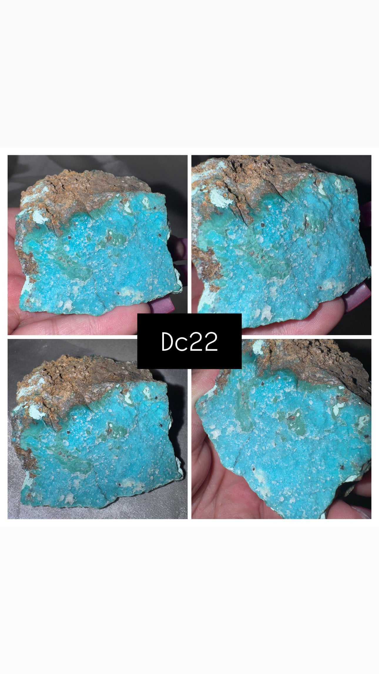 Blue Chrysocolla Specimen