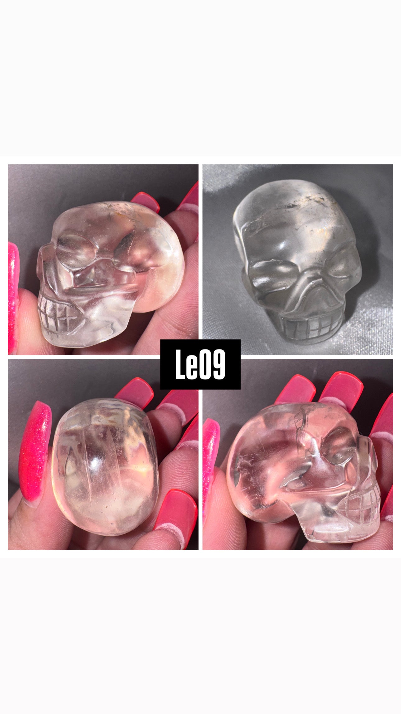 Lemurian Master Carved Skull