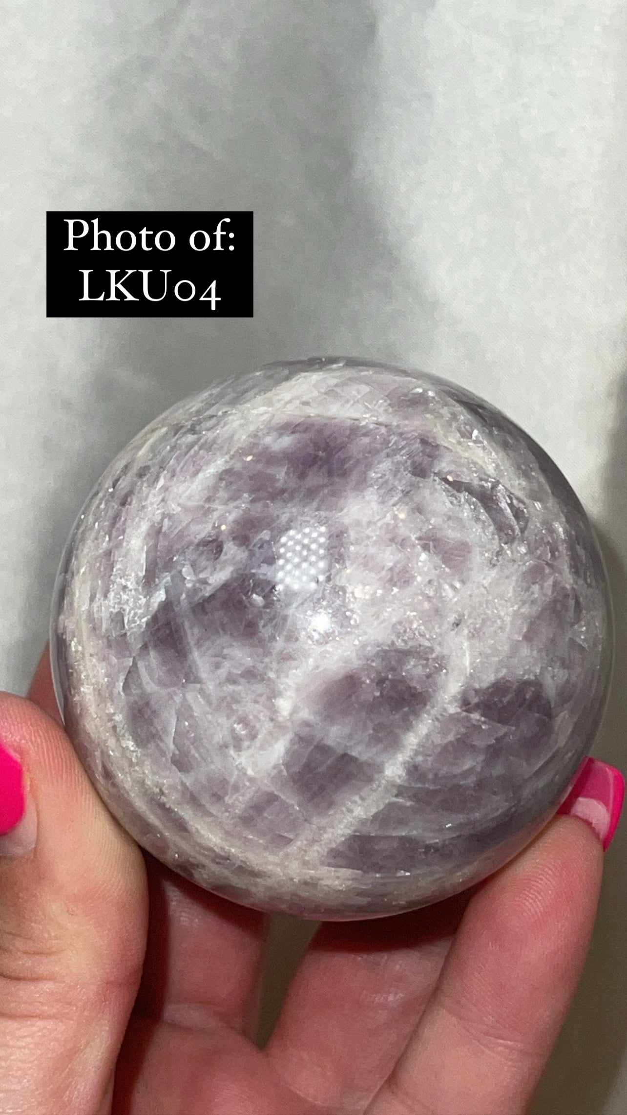 Kunzite High Grade Large Sphere