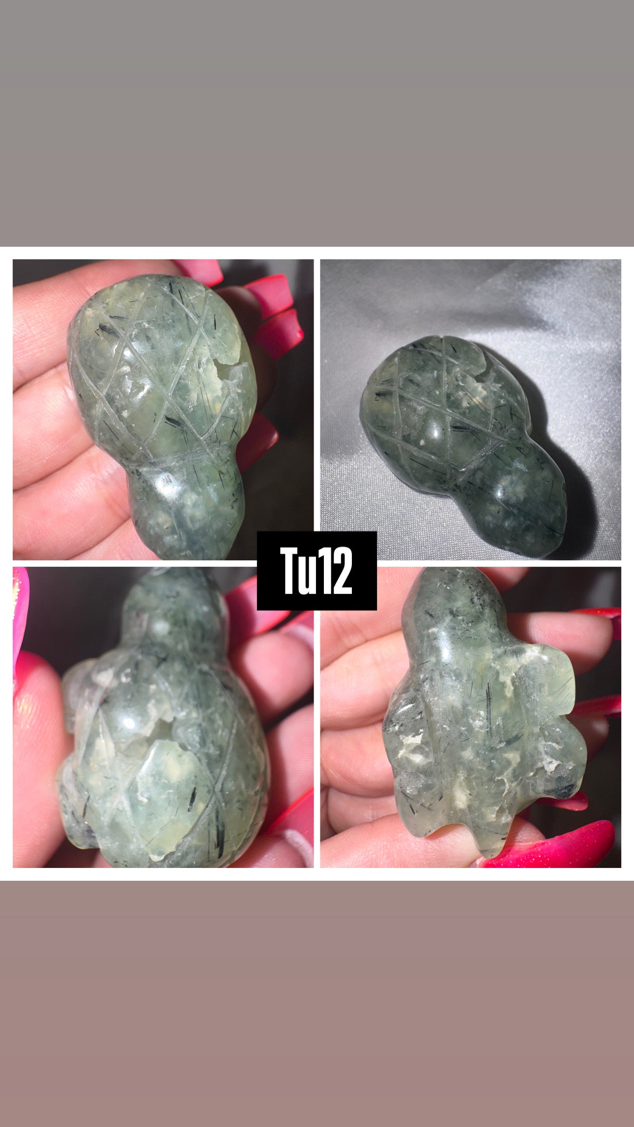 Prehnite Epidote Turtle