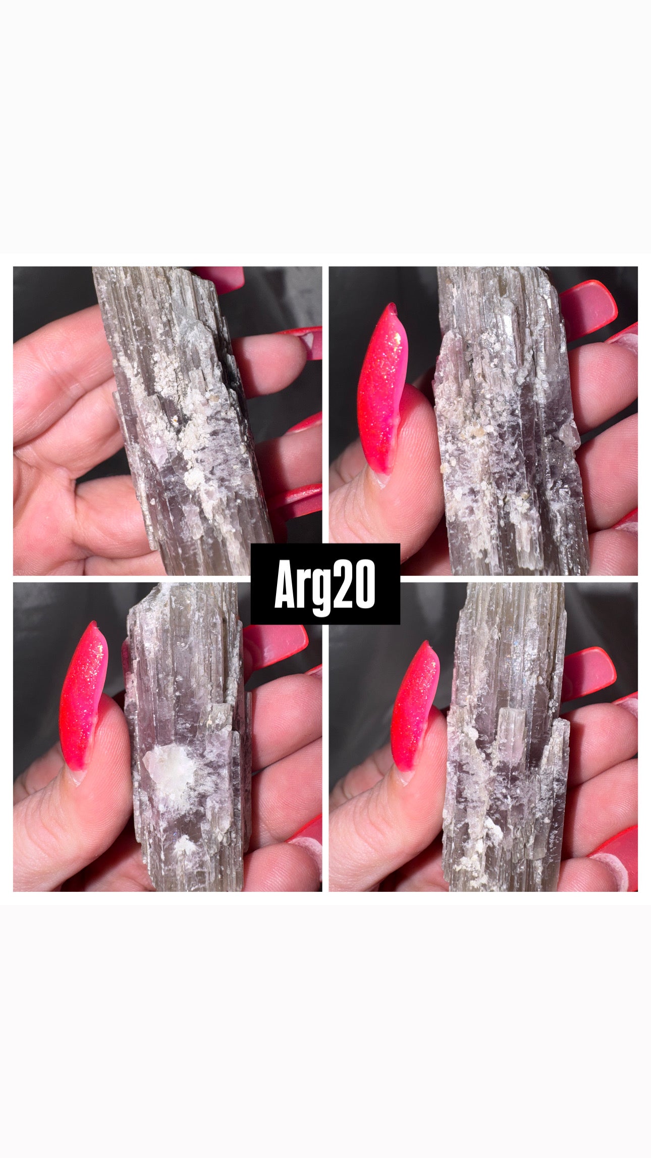 Purple Aragonite Rod
