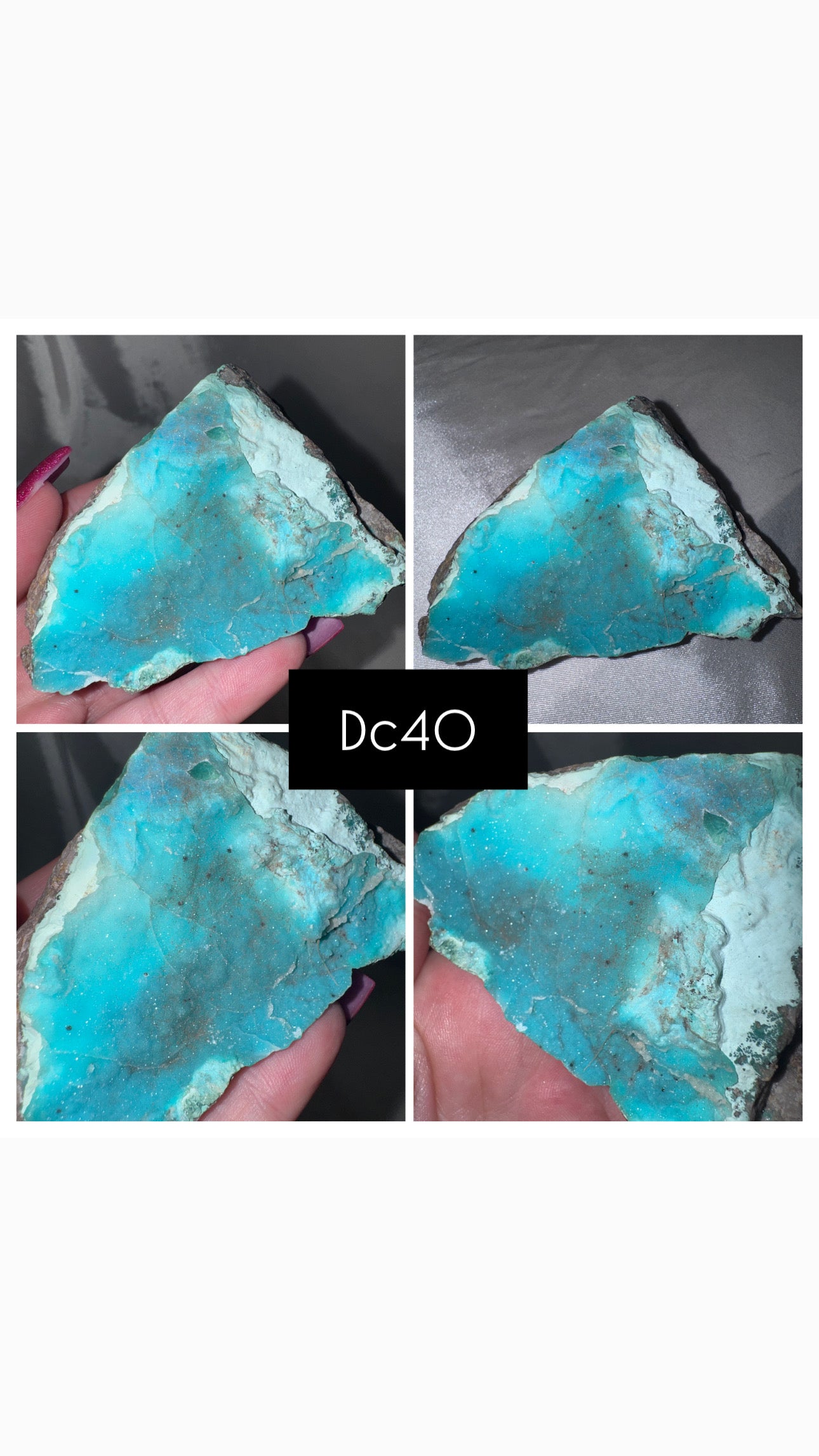 Blue Chrysocolla Specimen