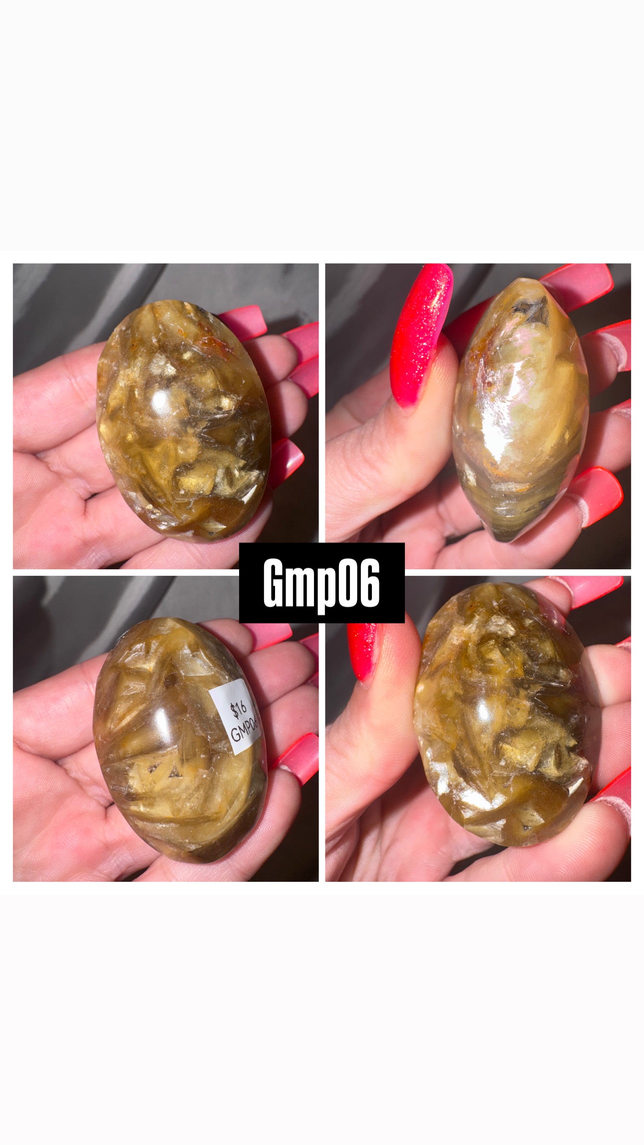 Golden Mica Muscovite Palmstone