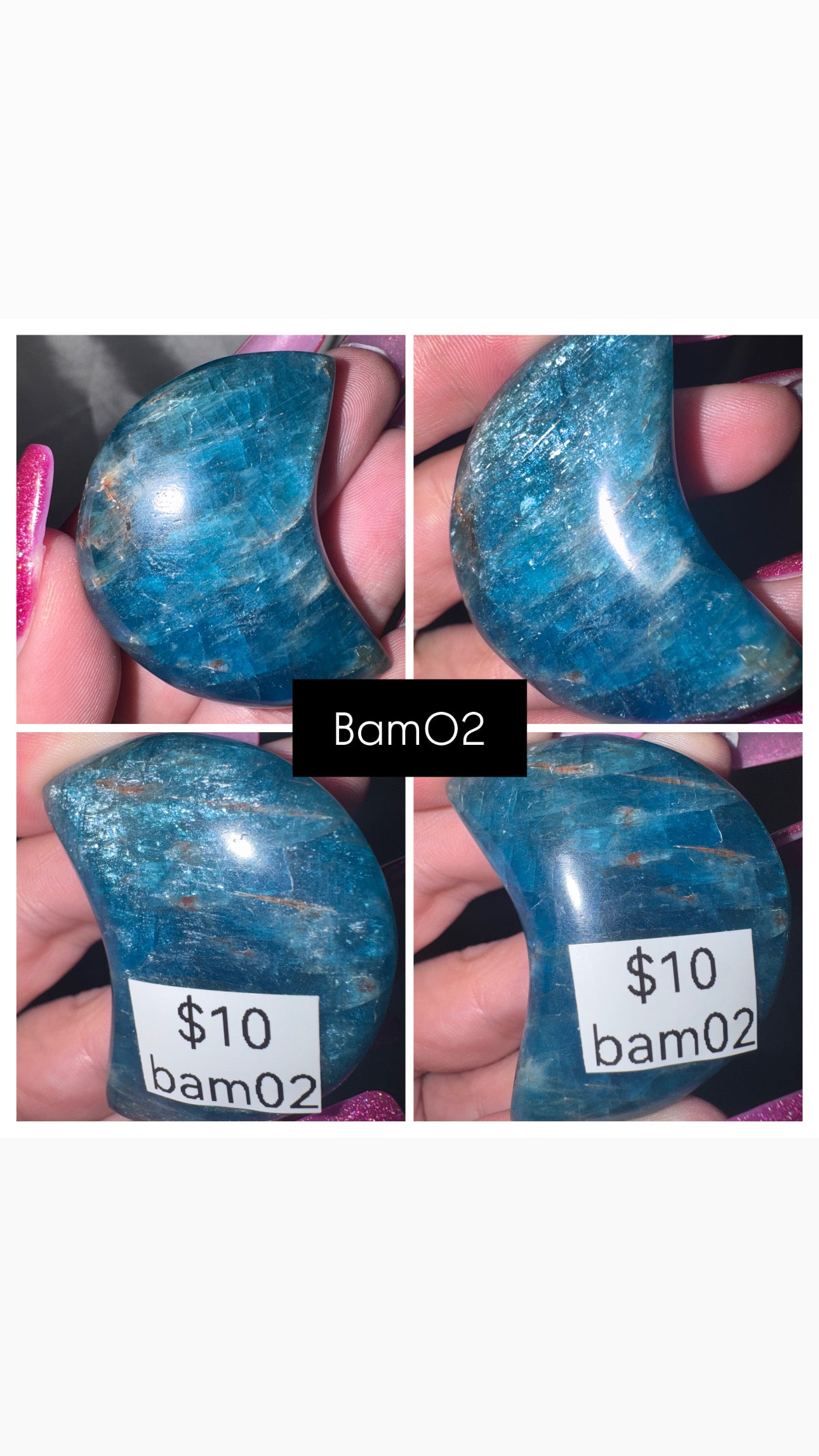Blue Apatite Moon