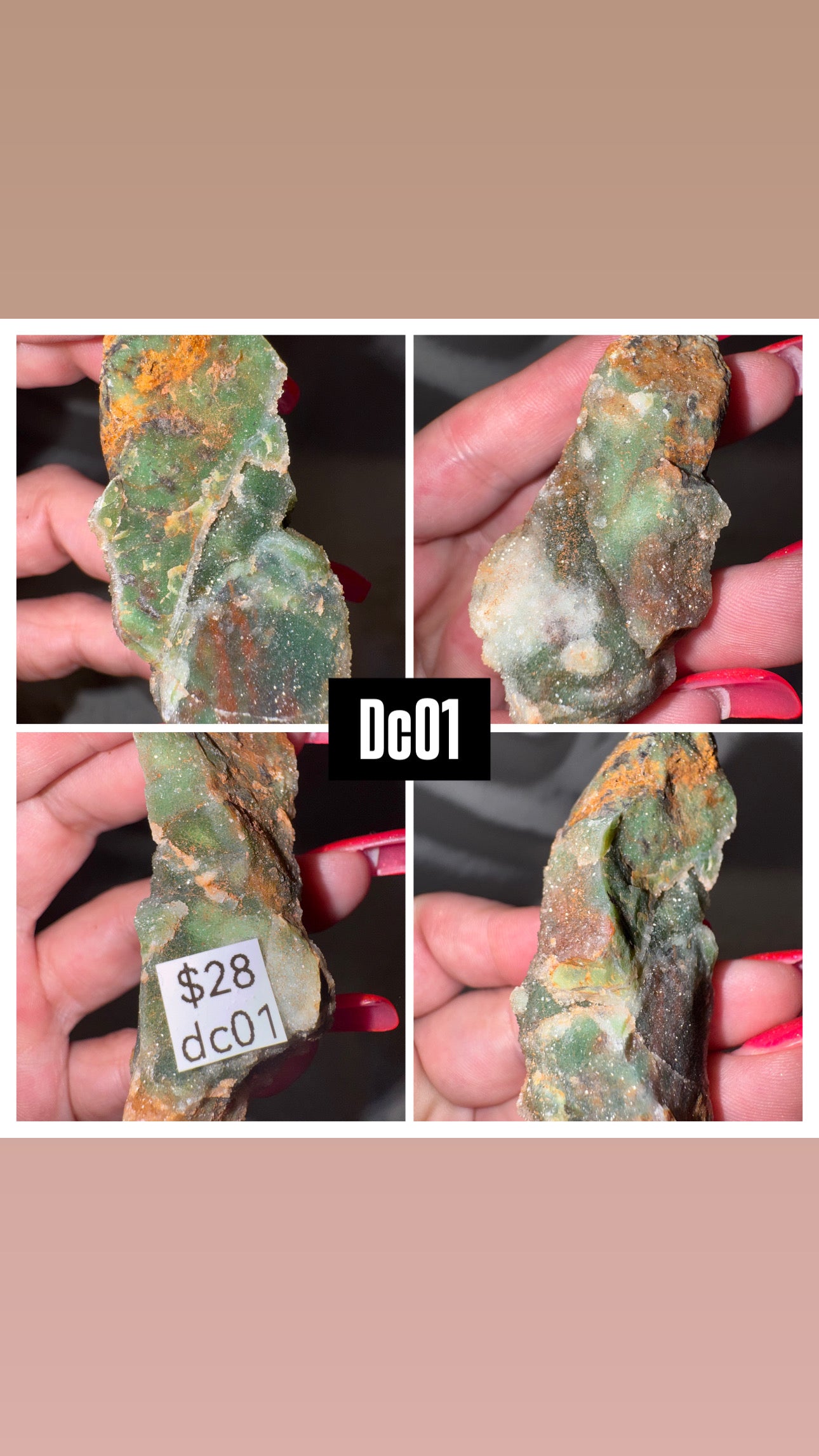 Druzy Chrome Chalcedony Specimen