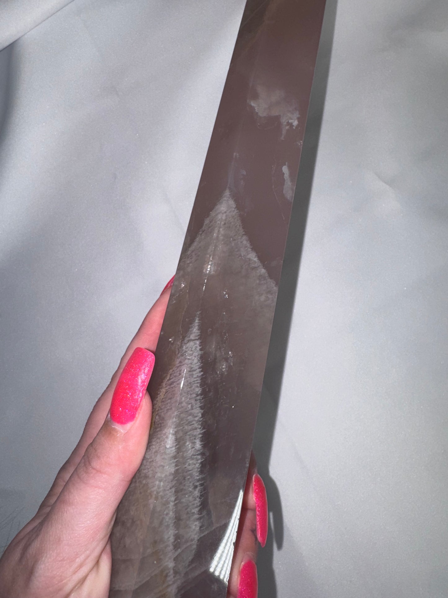 Lavender Rose Quartz AAA XL Tower