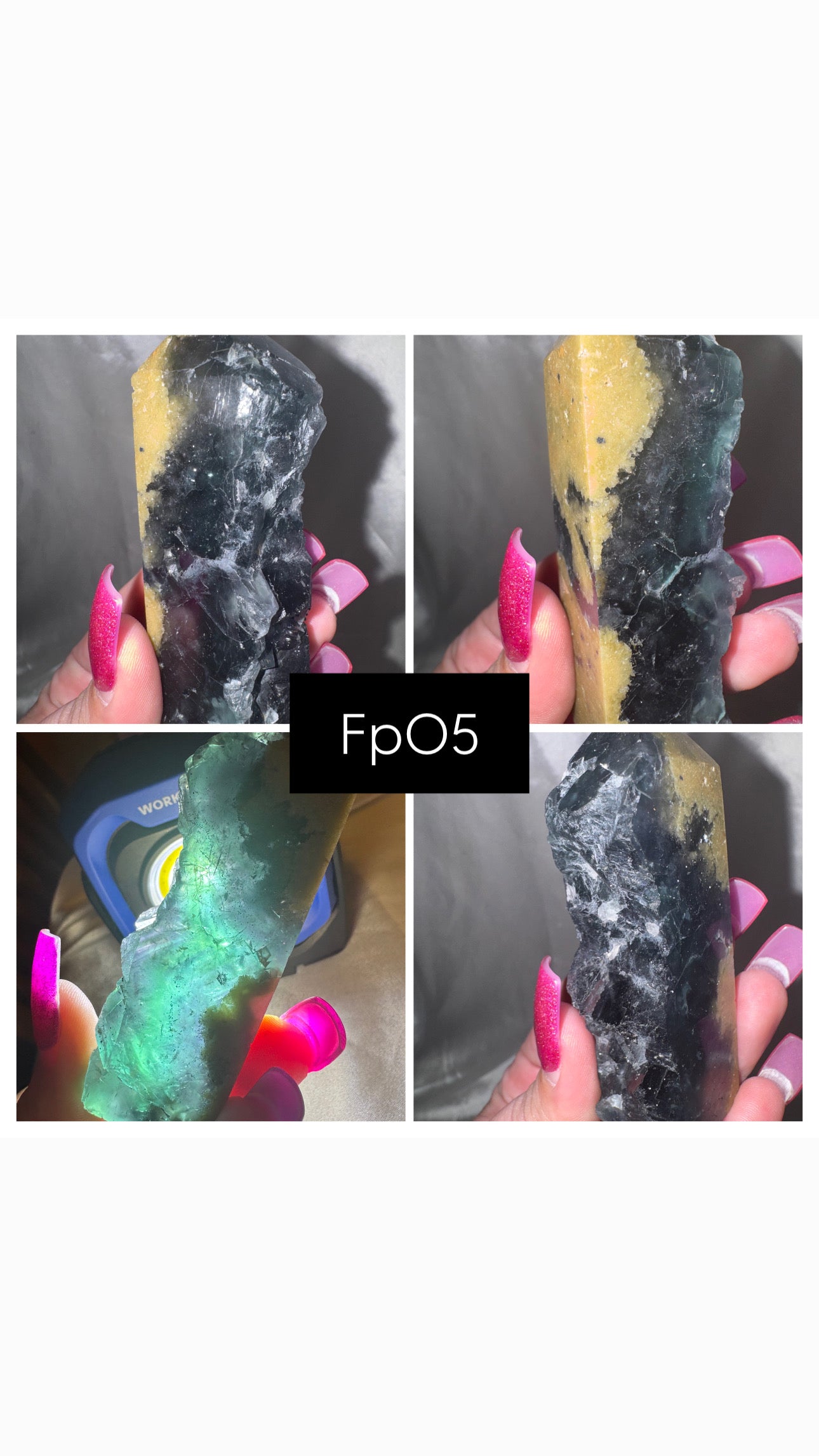 Pyrite Fluorite Tower