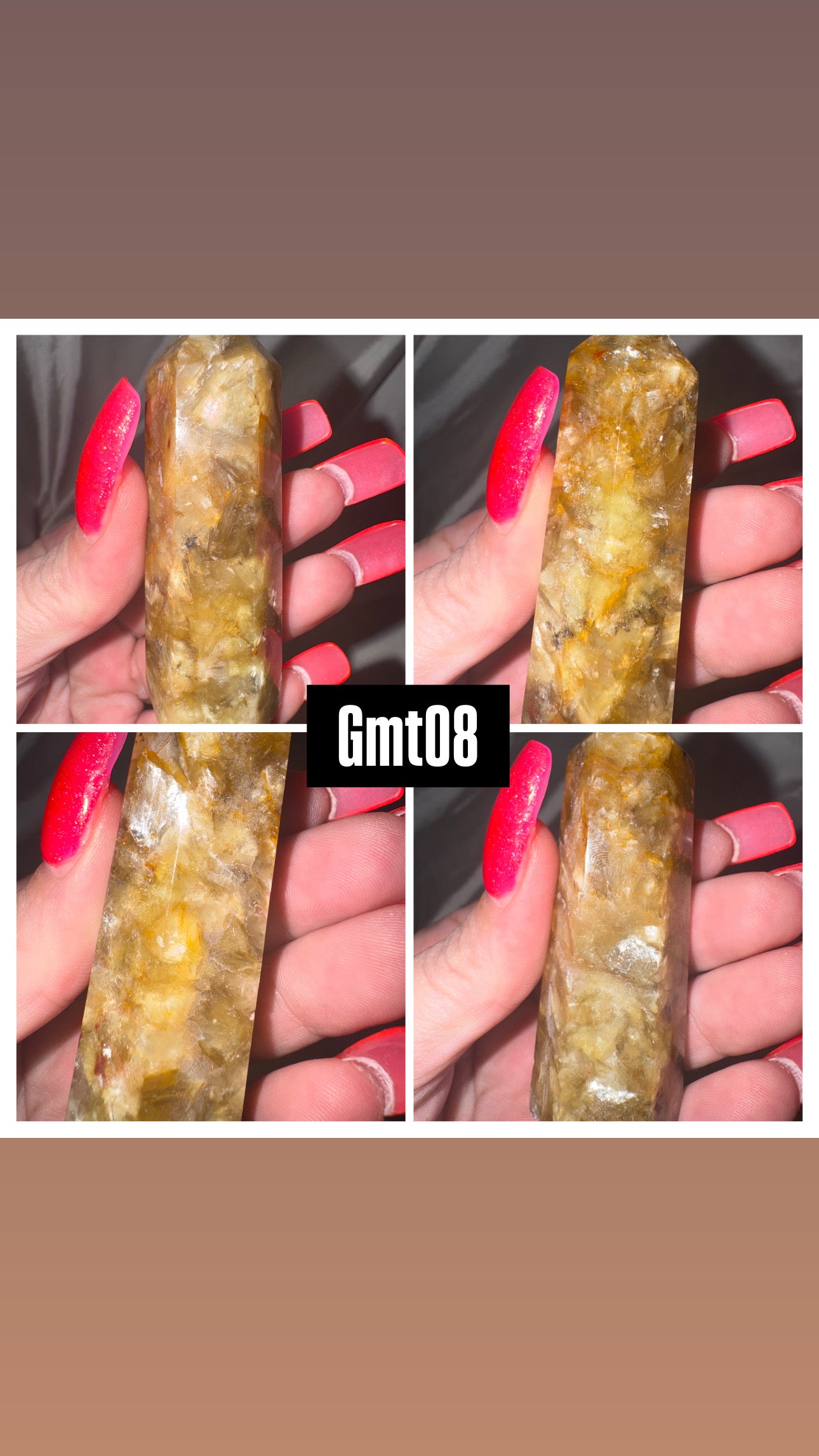 Golden Mica Muscovite Tower