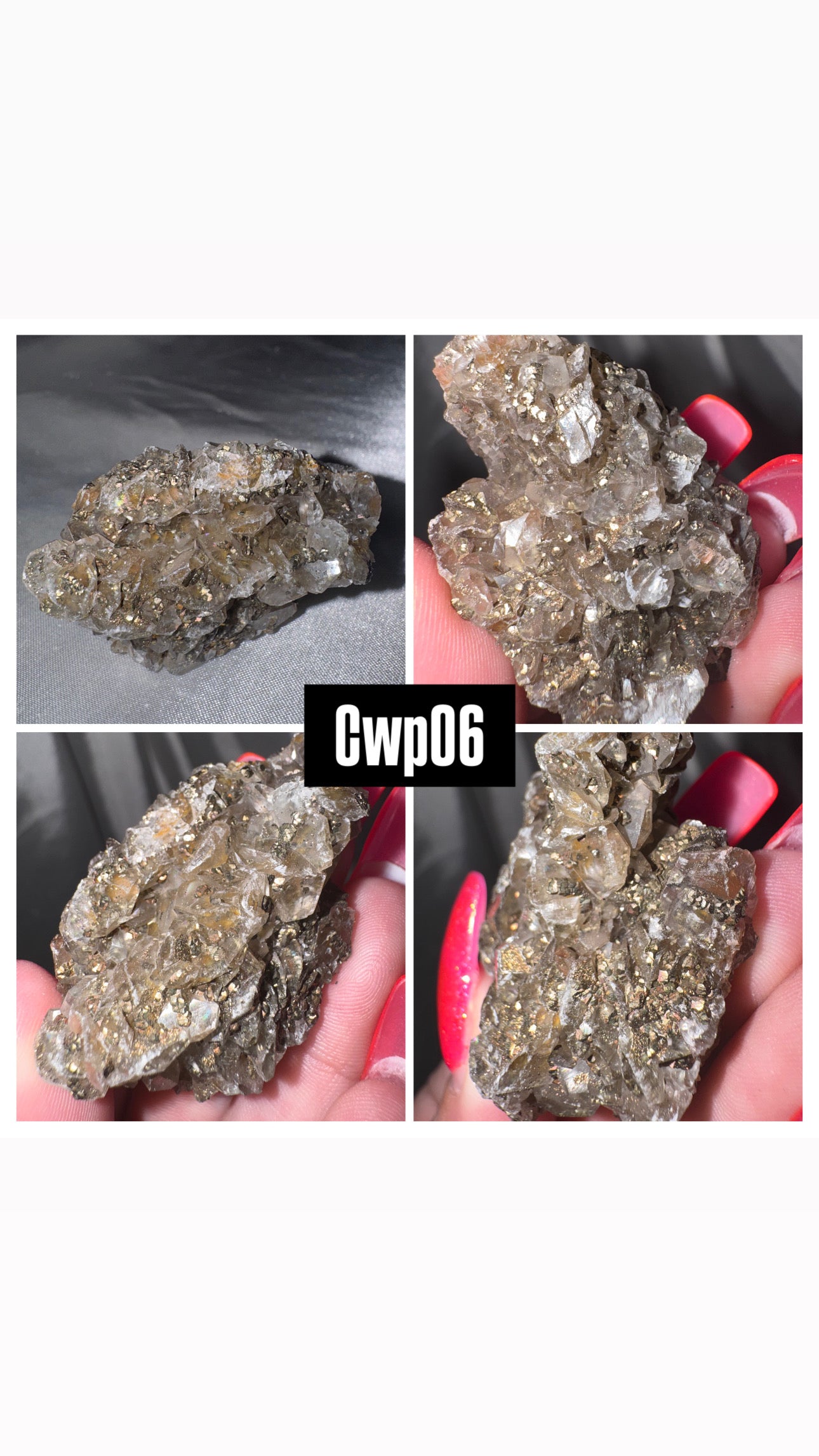 Chocolate Calcite with Pyrite AAA Specimen