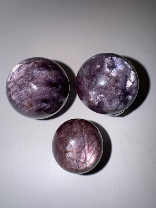 Gem Lepidolite AAA Sphere