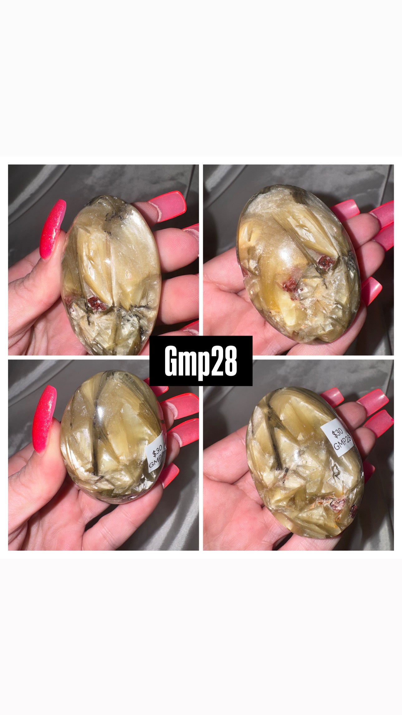 Golden Mica Muscovite Palmstone