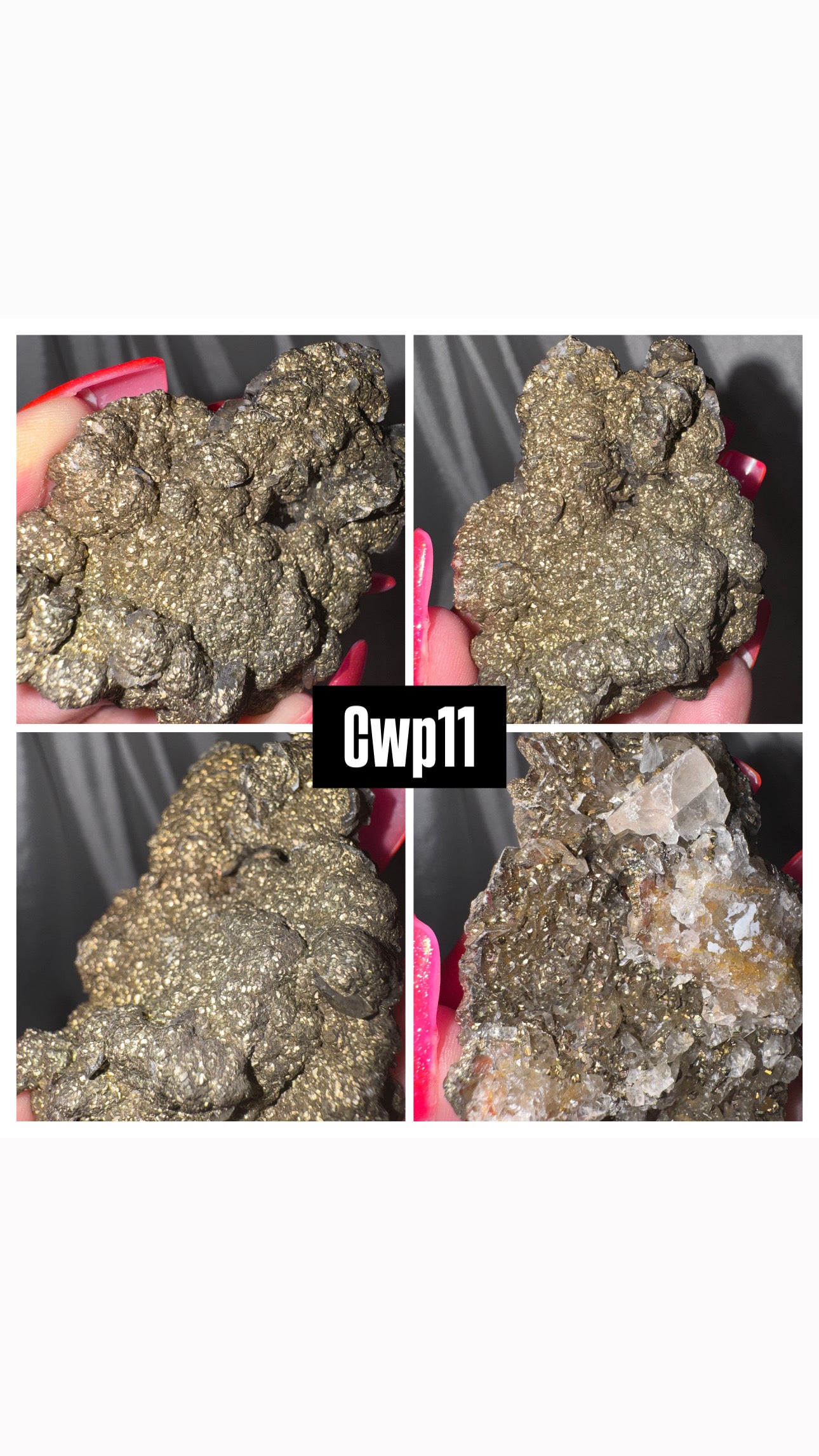 Chocolate Calcite with Pyrite AAA Specimen