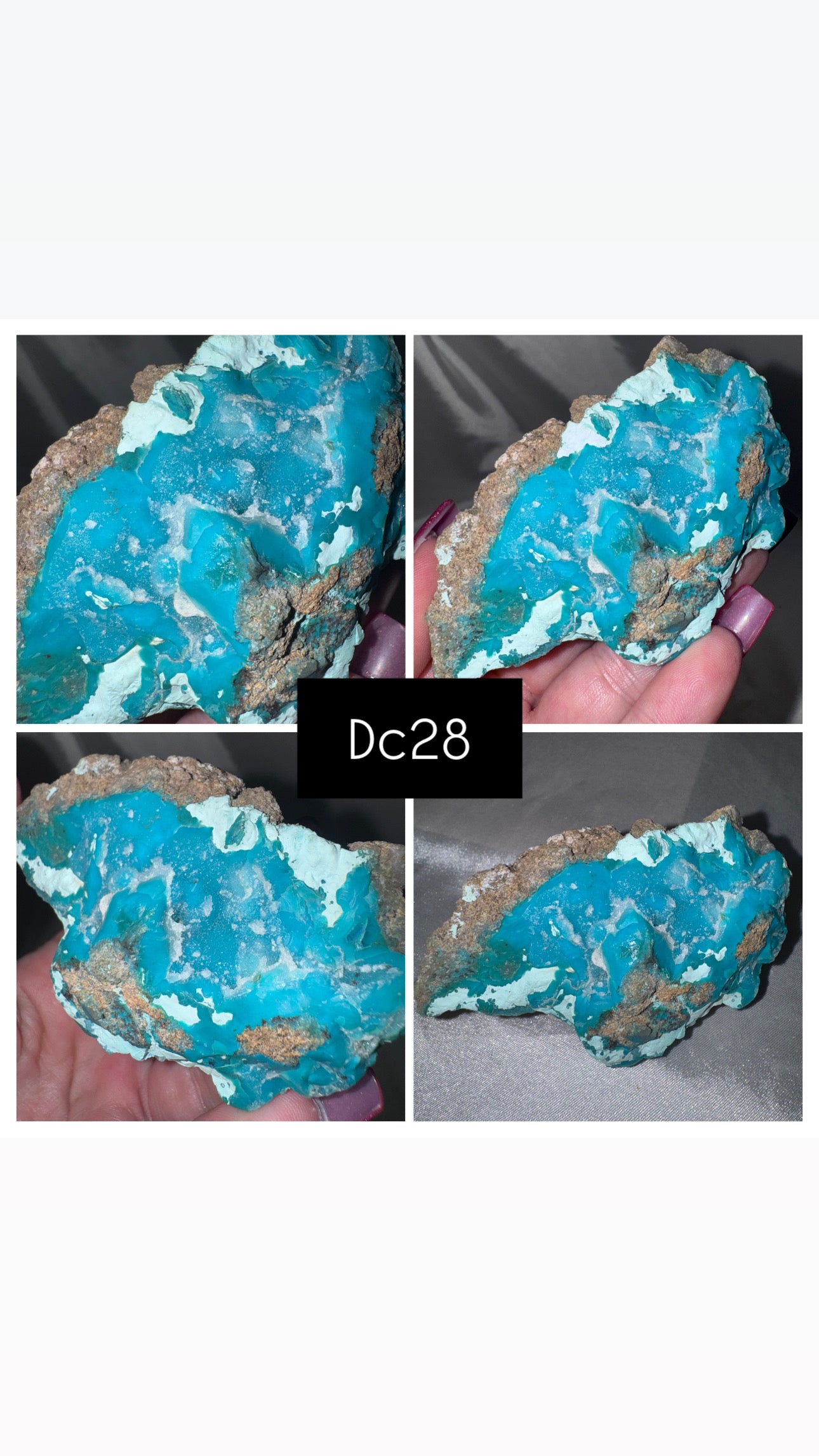 Blue Chrysocolla Specimen